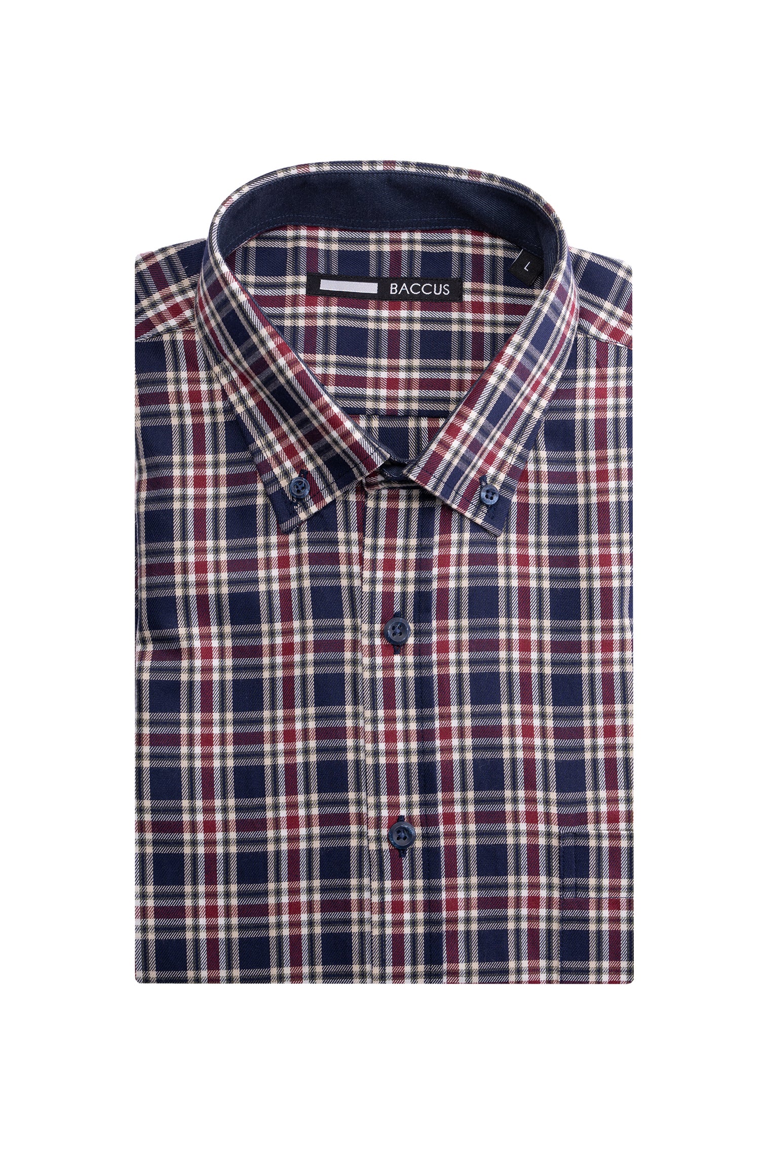 Camisa xadrez masculina - Marinho