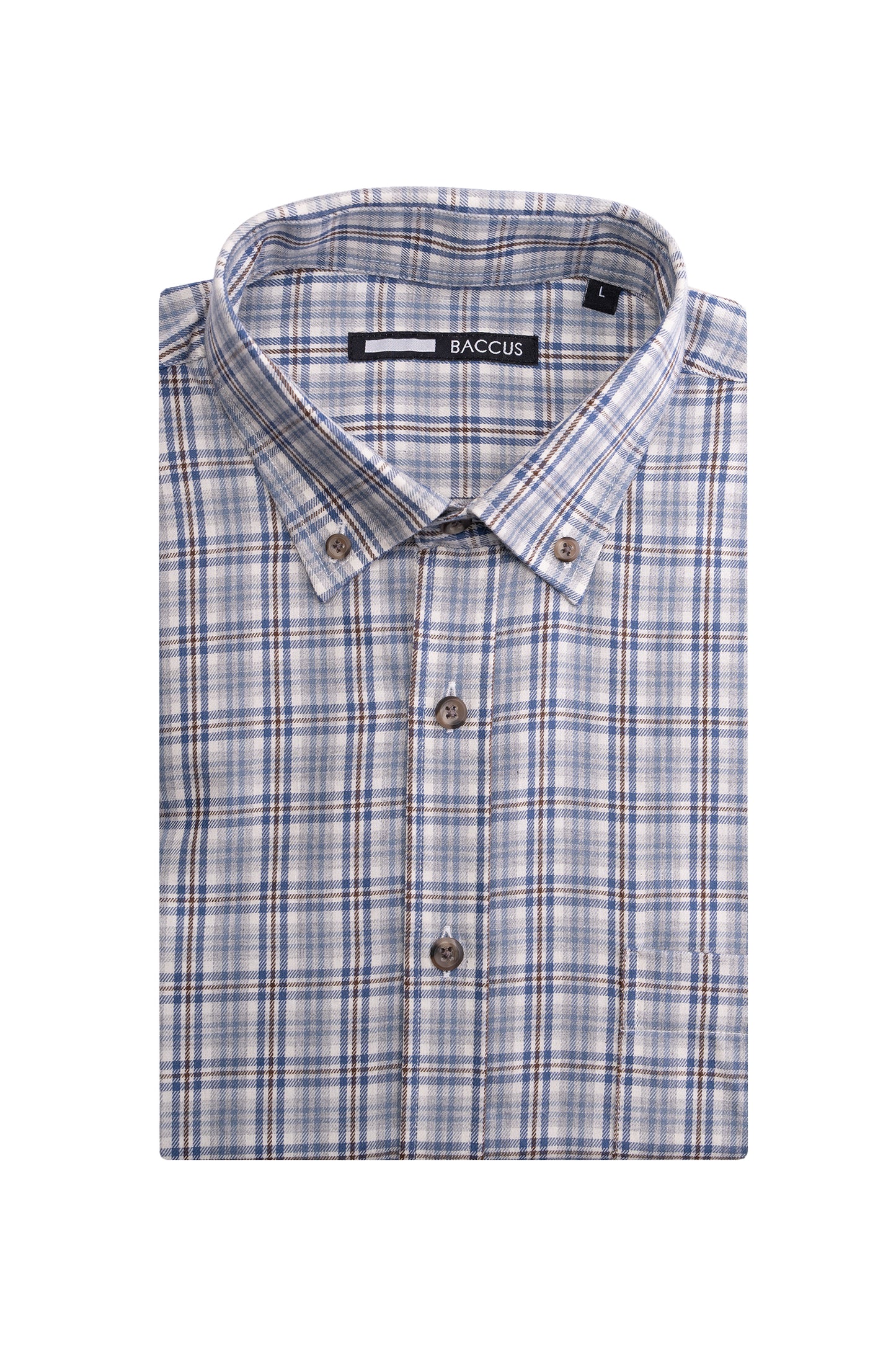 Camisa xadrez masculina - Azul