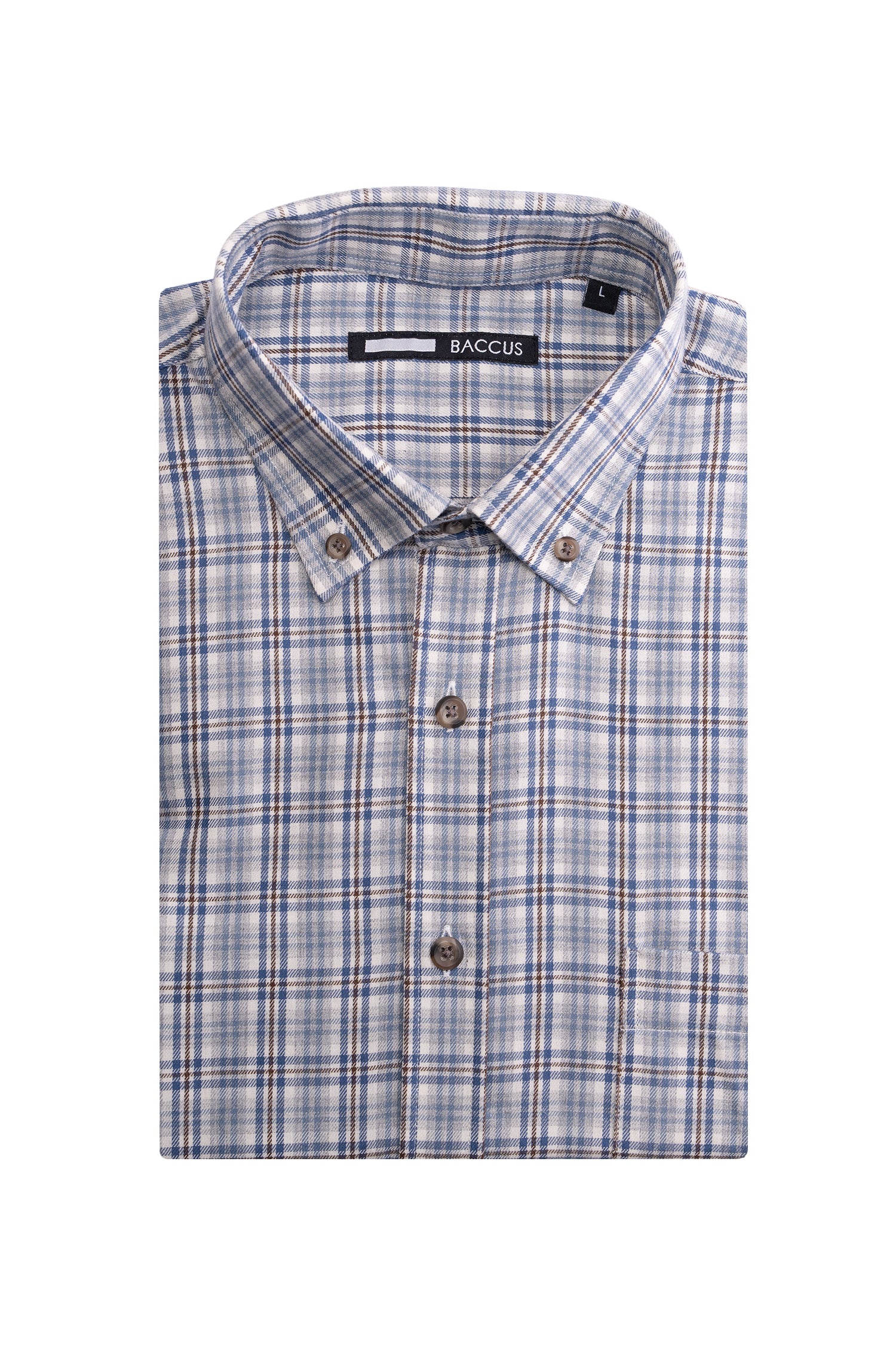 Camisa xadrez masculina - Azul