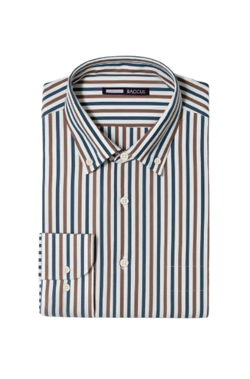 Men's striped shirt - Beige
