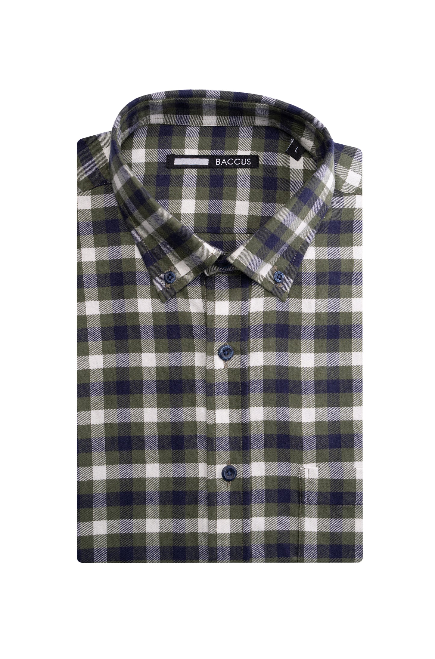 Camisa xadrez masculina - Verde