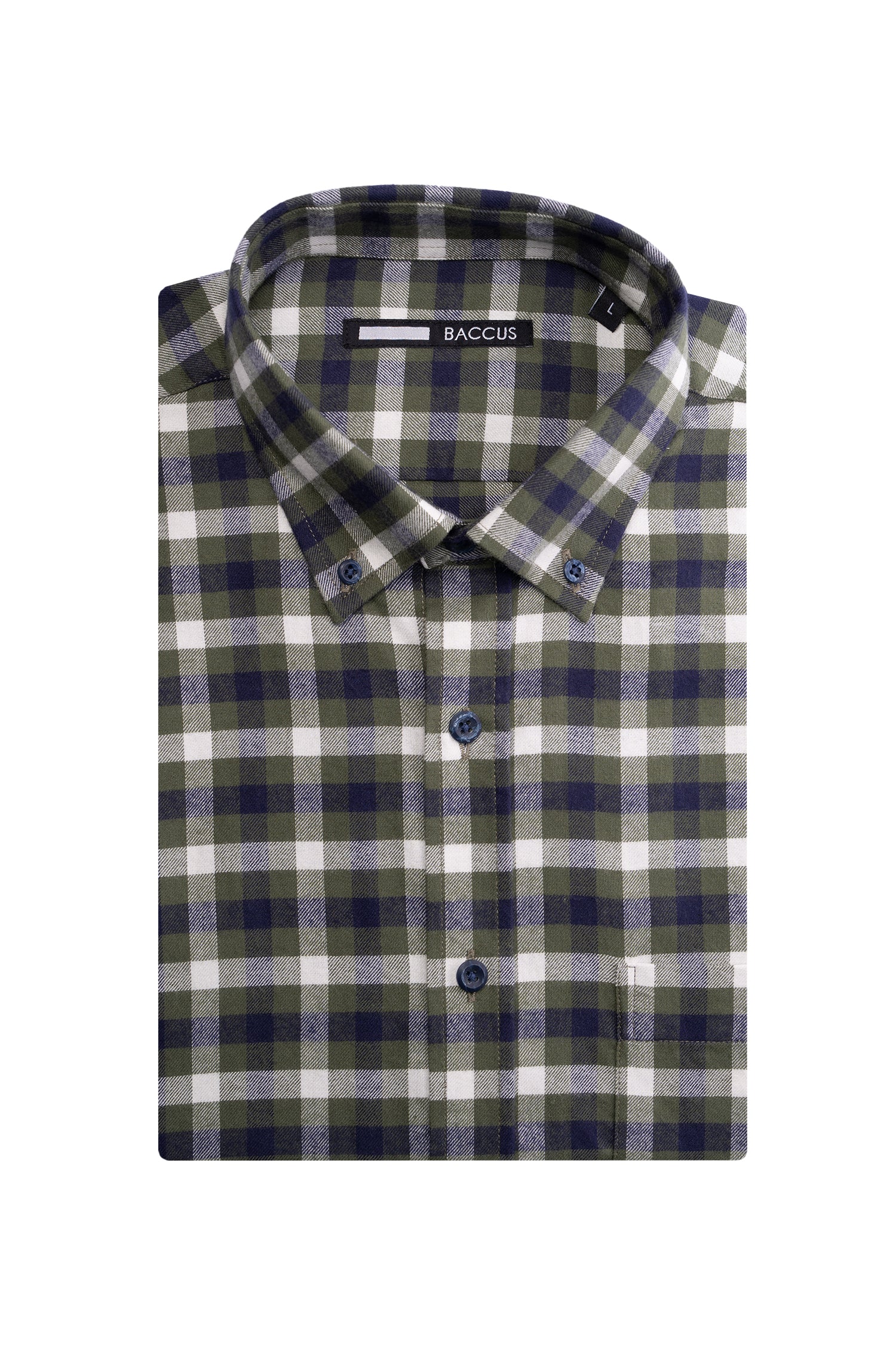 Camisa xadrez masculina - Verde