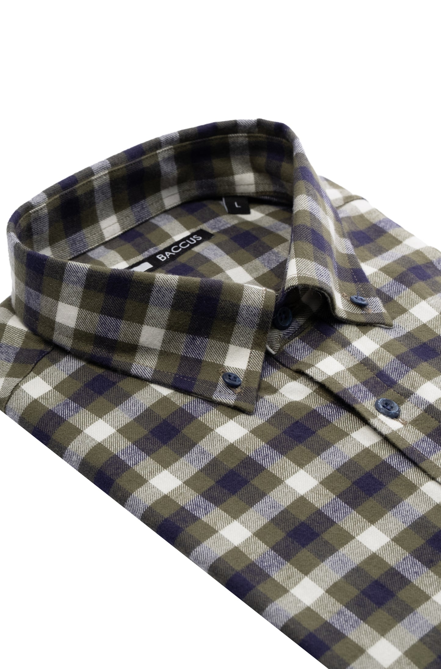 Men's Plaid Shirt - Green