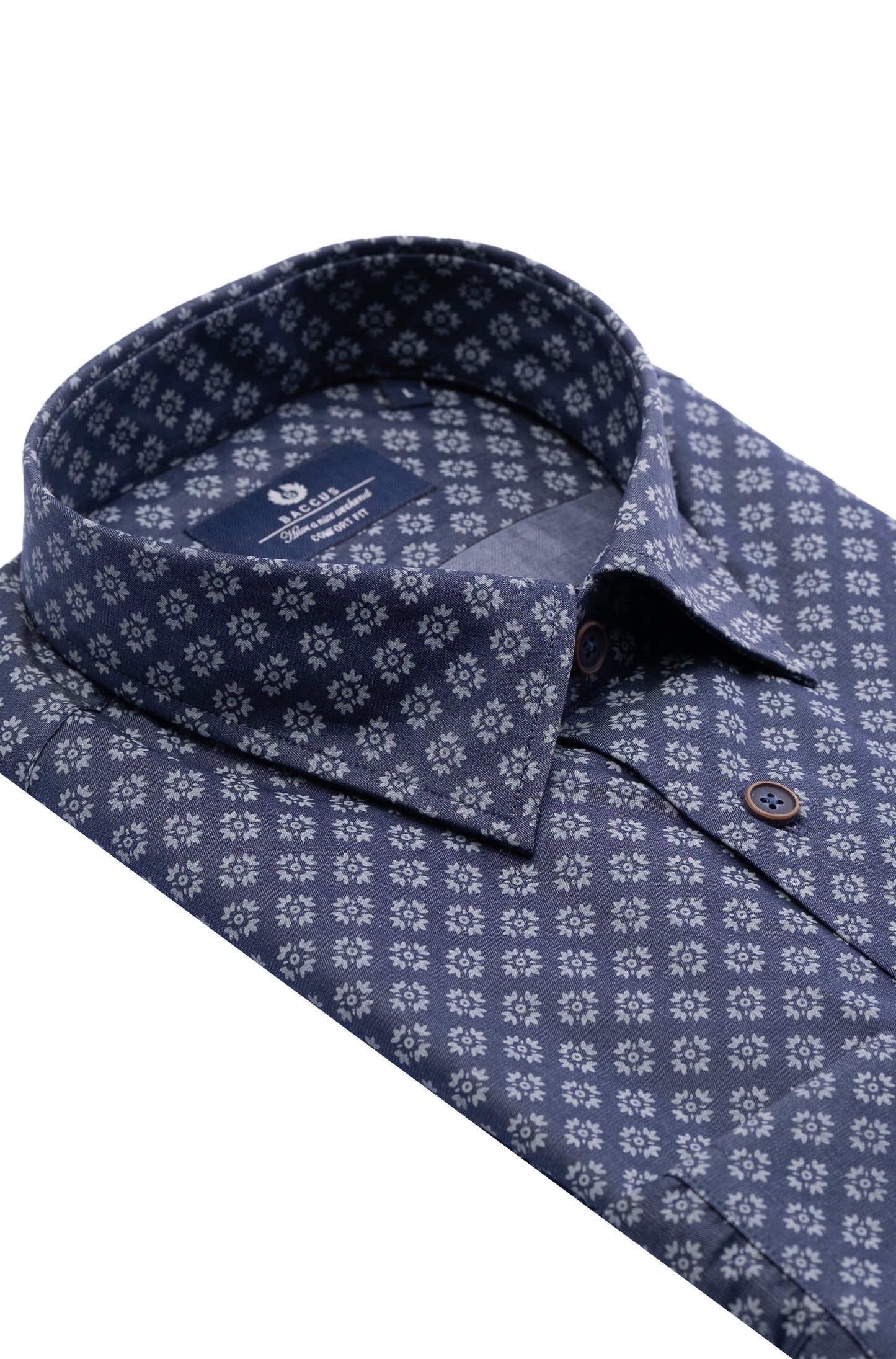 Camisa Baccus estampada - Azul