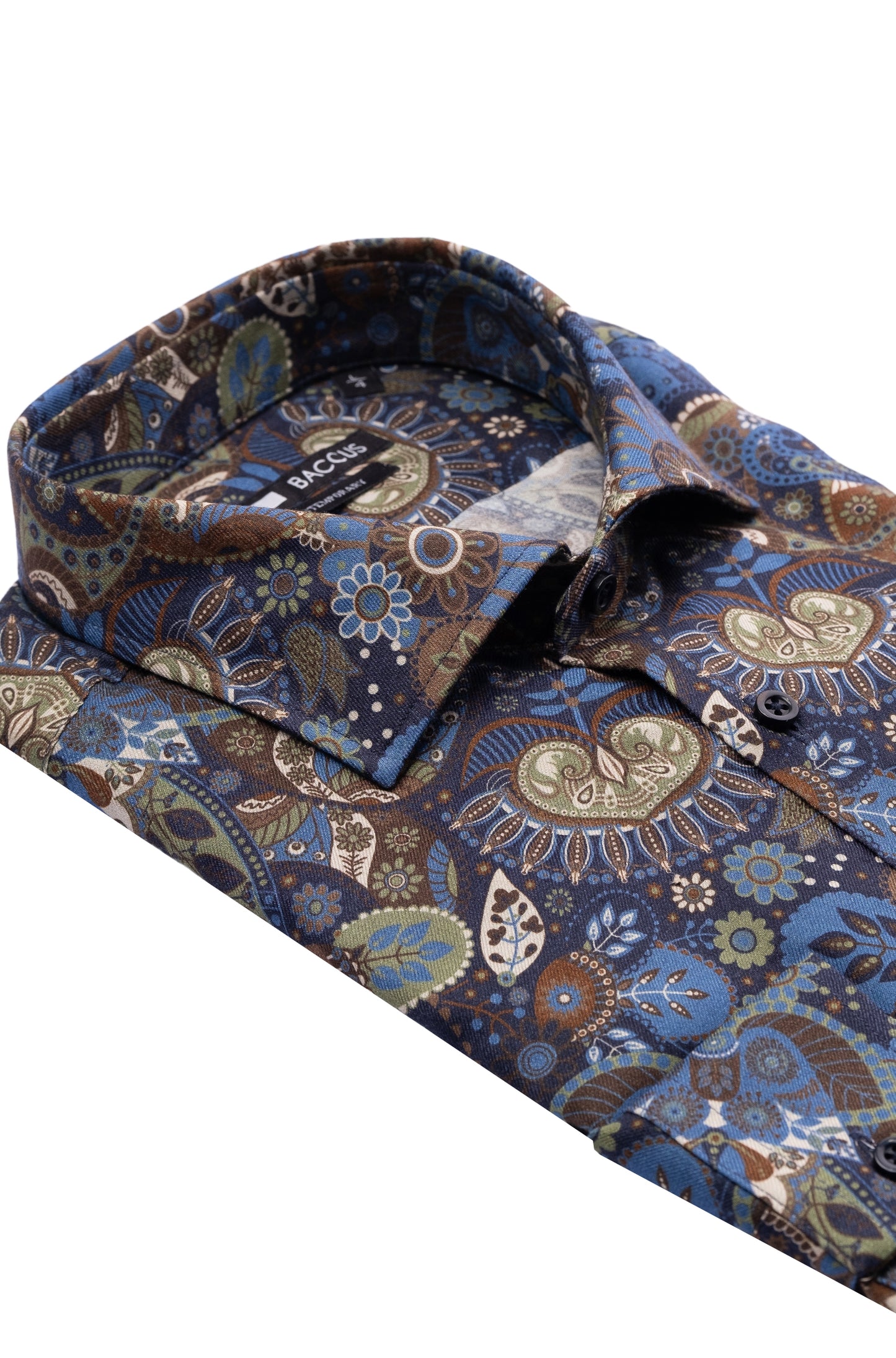 Camisa Baccus estampada - Azul