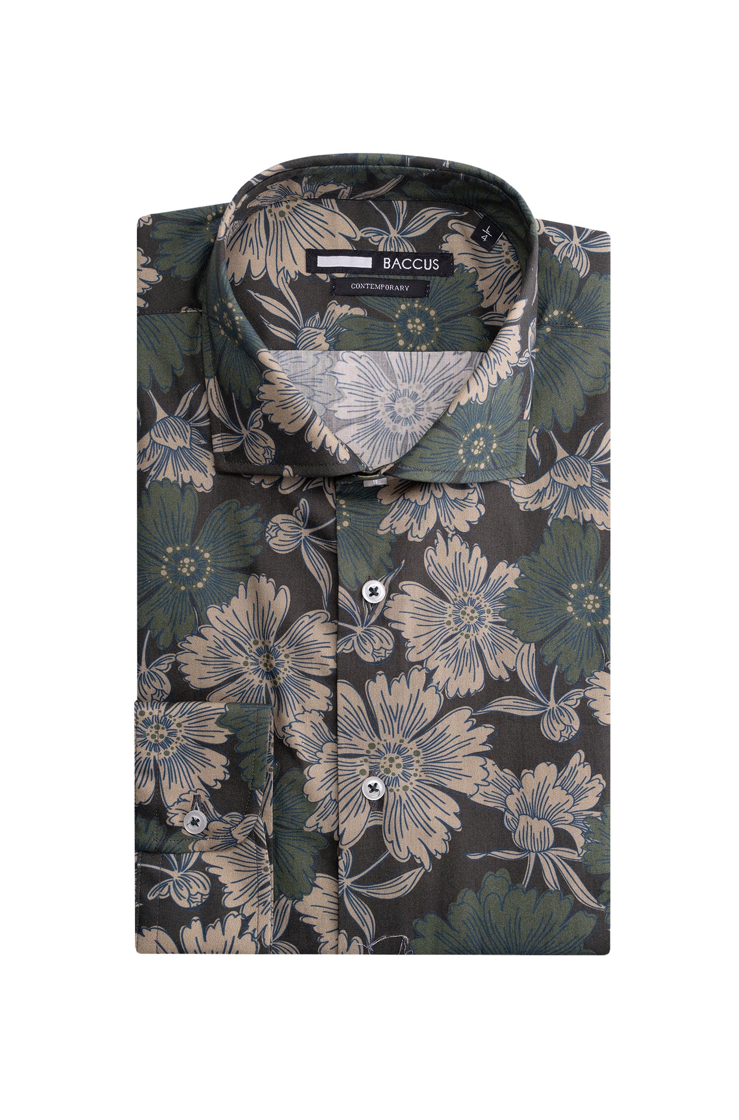 Camisa Baccus estampada - Verde