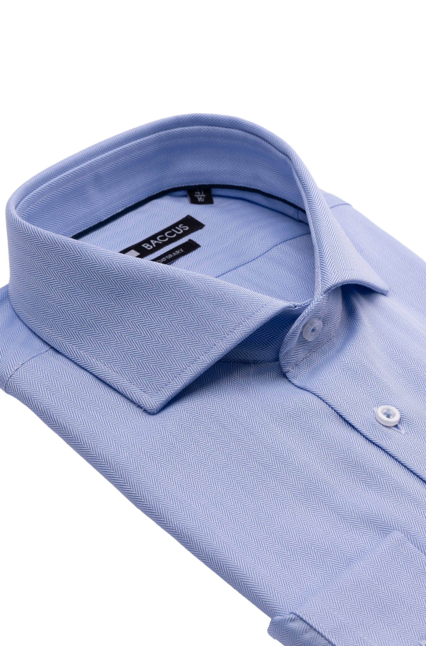 Camisa lisa para homem - Azul