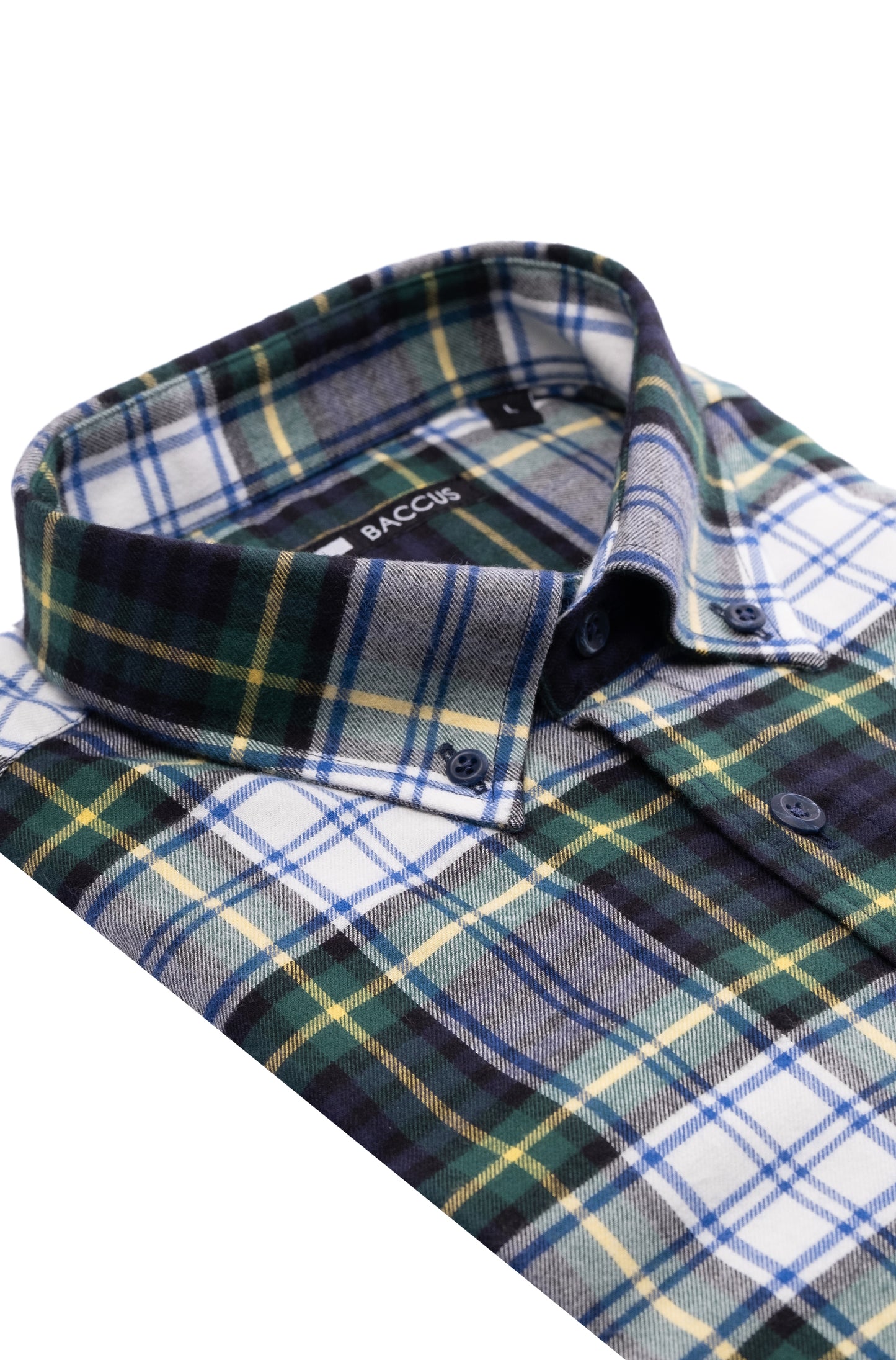 Men's Plaid Shirt - Green
