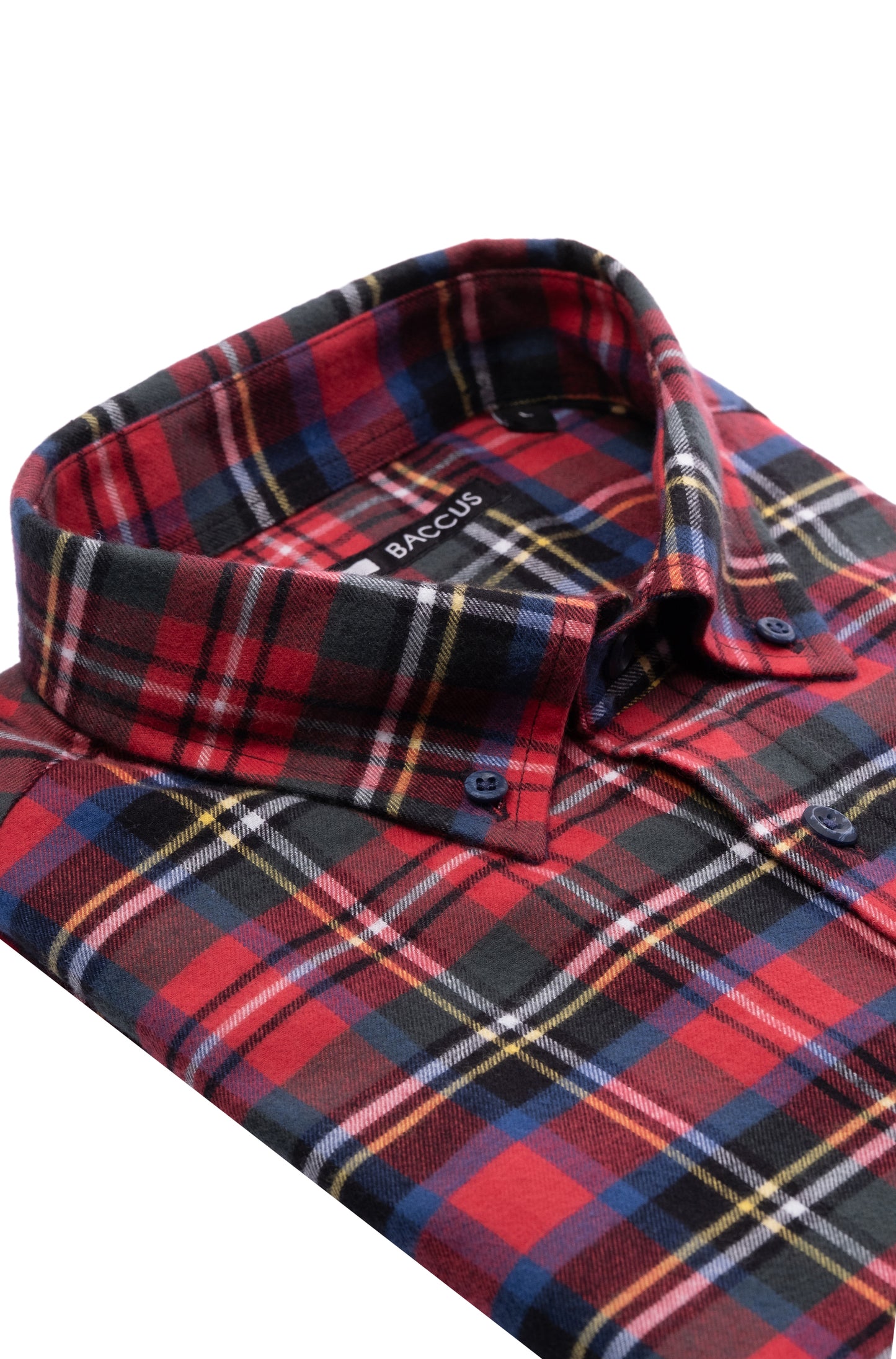 Men's Plaid Shirt - Red
