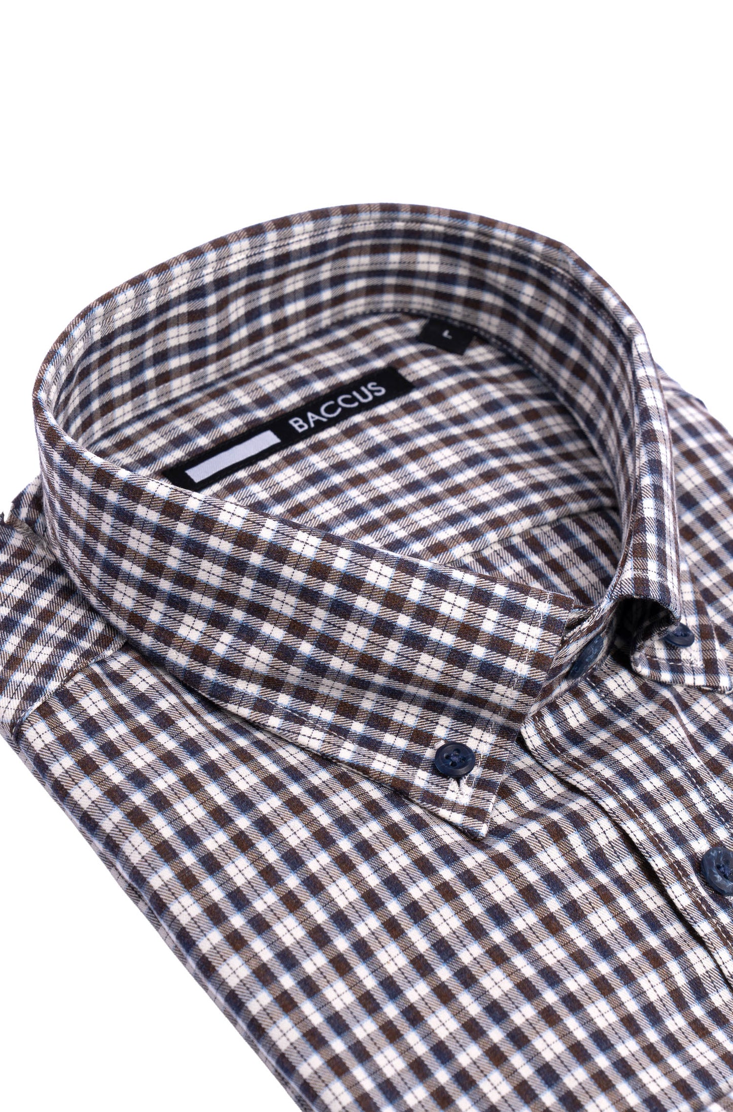 Men's Plaid Shirt - Blue