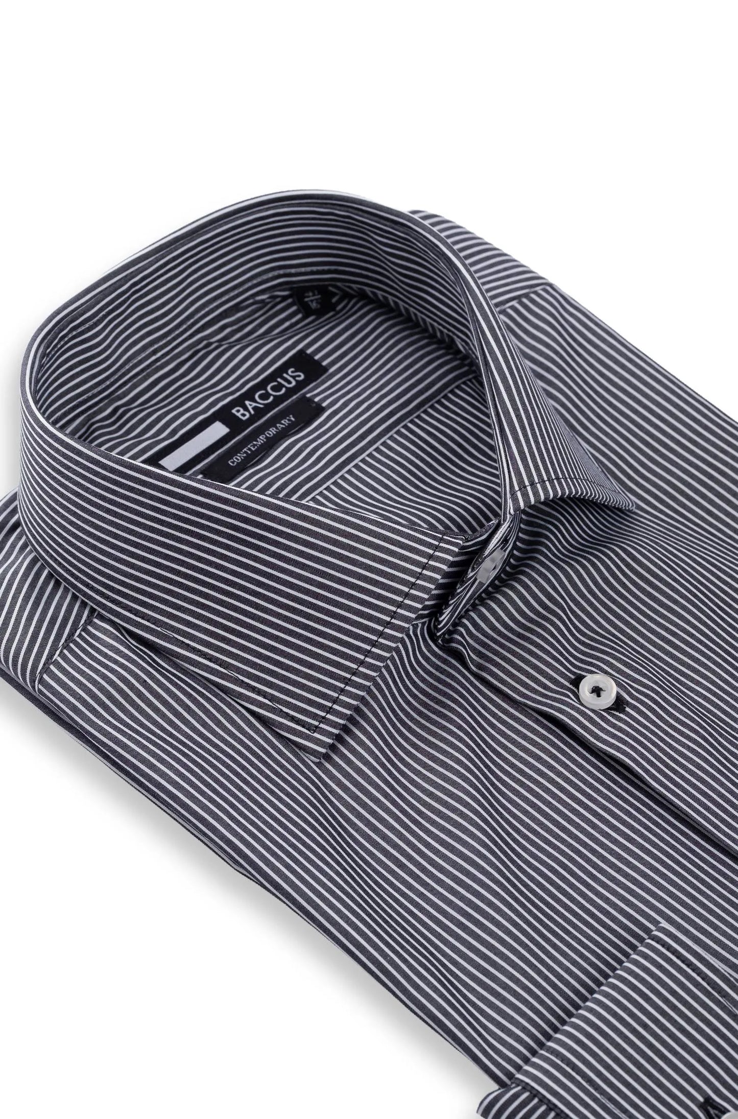 Camisa Baccus com risca - Cinza