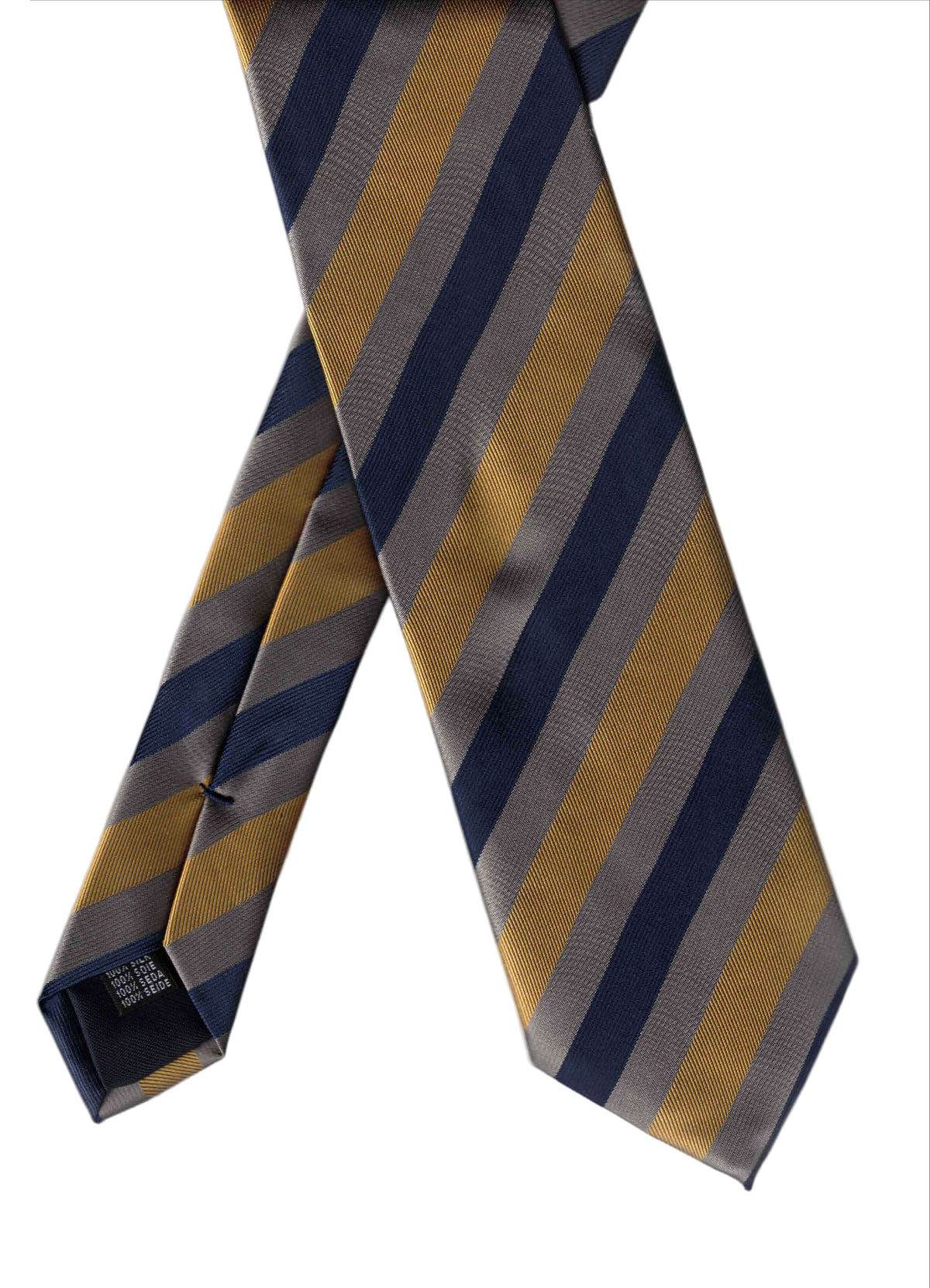 Striped silk tie