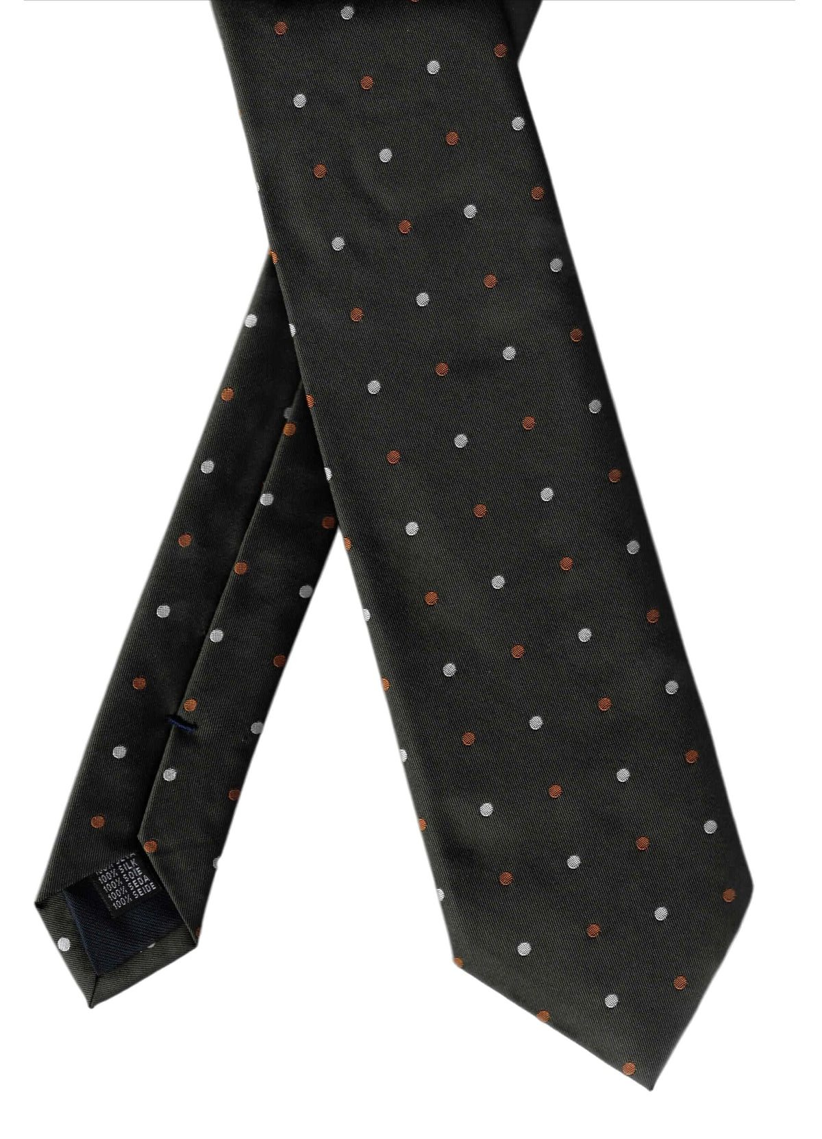 Silk Tie with Polka Dots