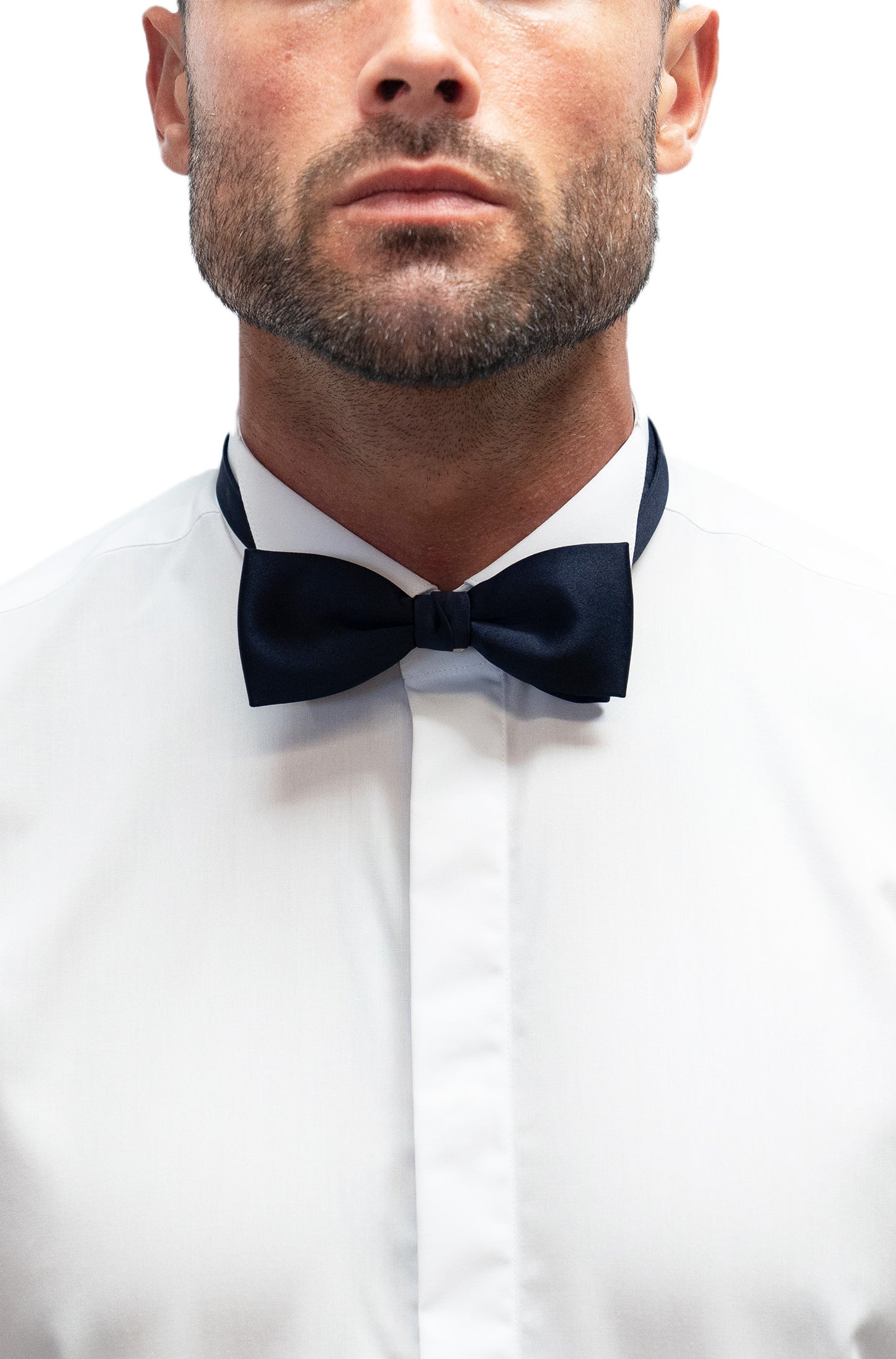 Silk Bow Tie - Navy
