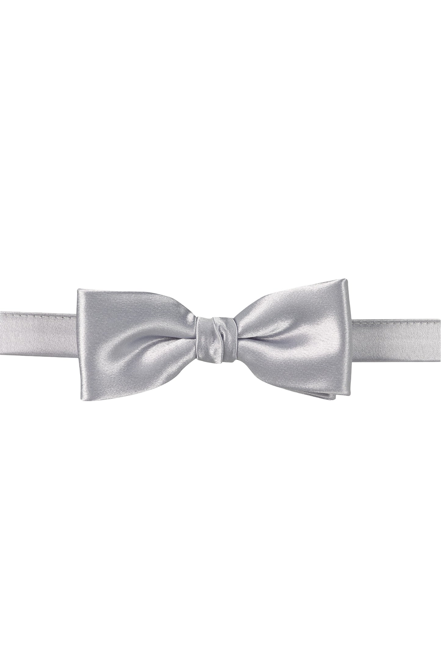 Silk Bow Tie - Grey
