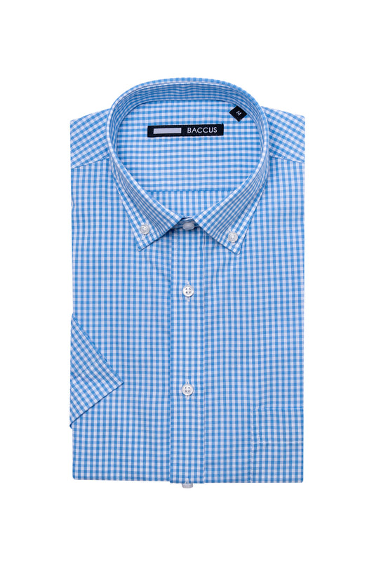 Camisa manga curta - Azul