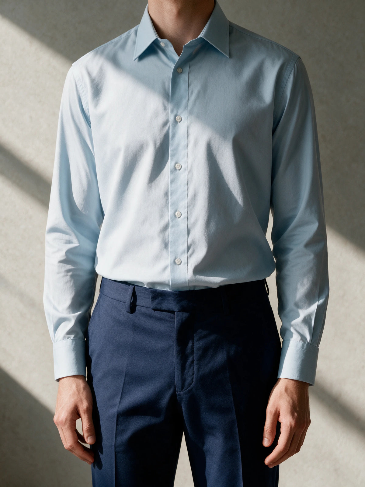 Camisa fit regular - Azul