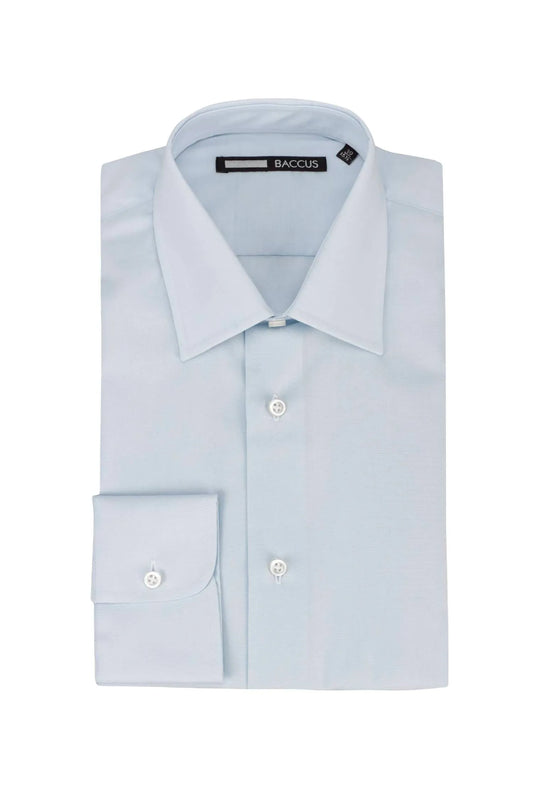 Camisa regular com bolso - Azul
