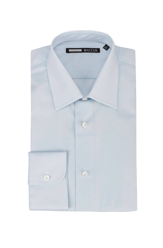 Camisa regular com bolso - Azul