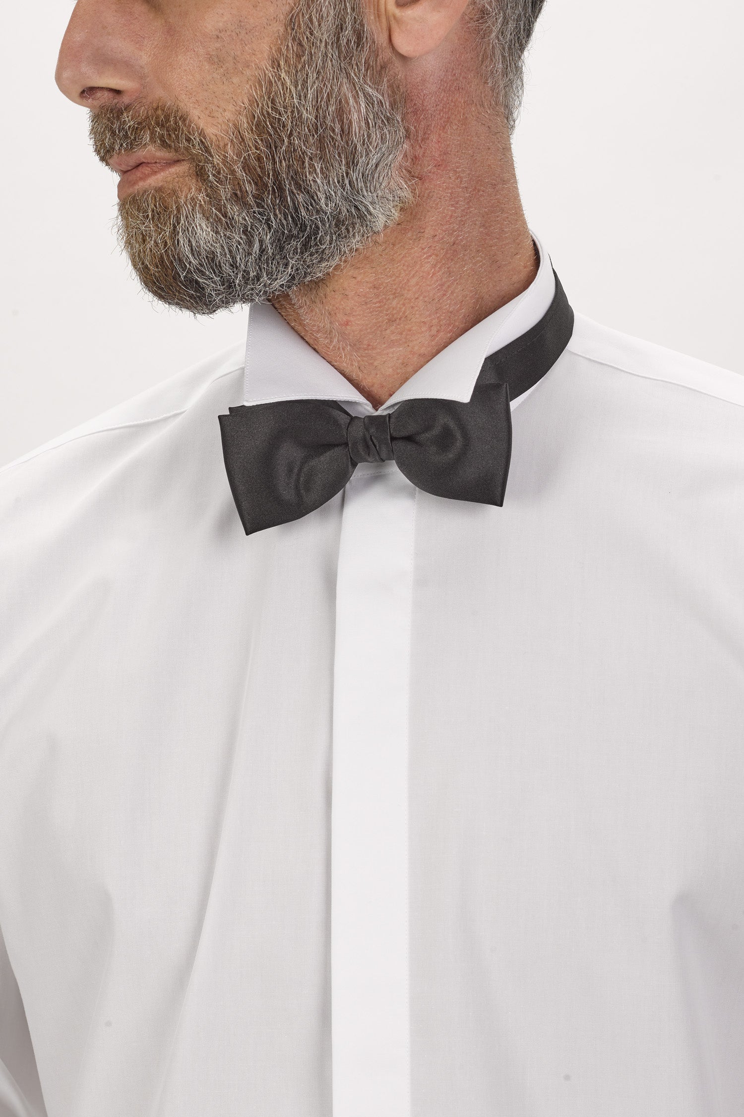 Camisa Baccus smoking wing collar