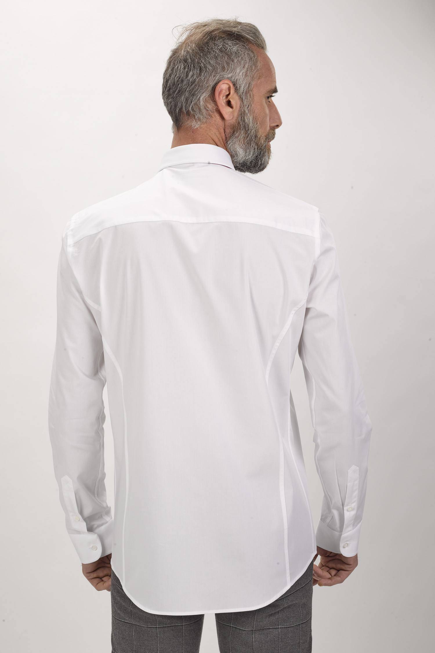 Camisa slim fit - Branco