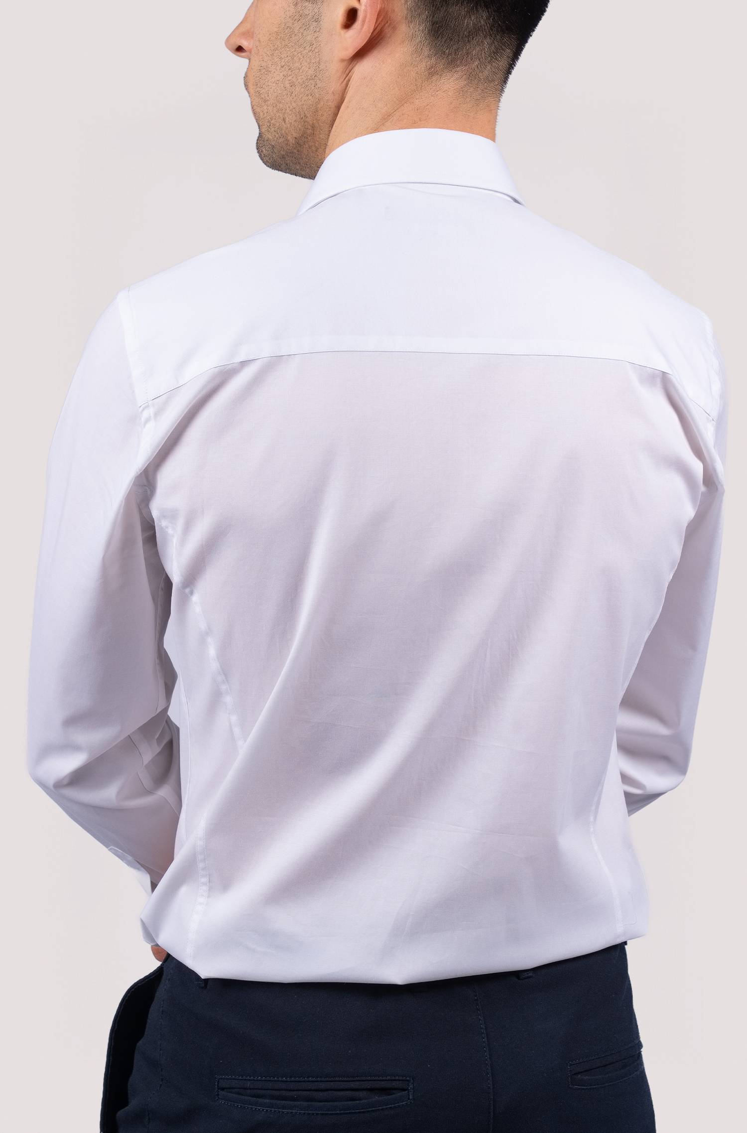 Camisa slim fit - Branco