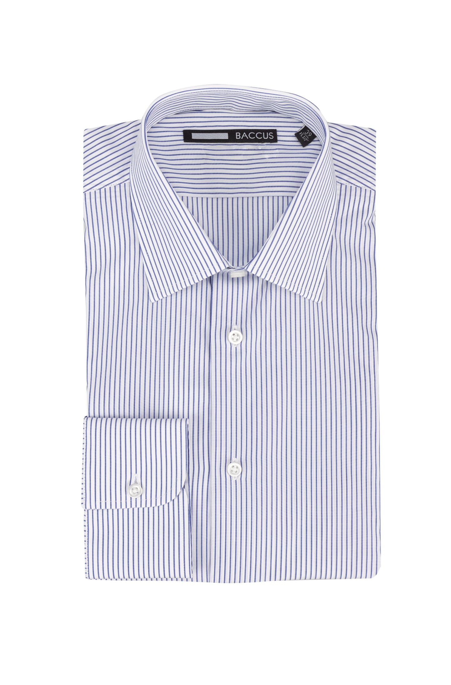 Camisa de homem com risca - Azul