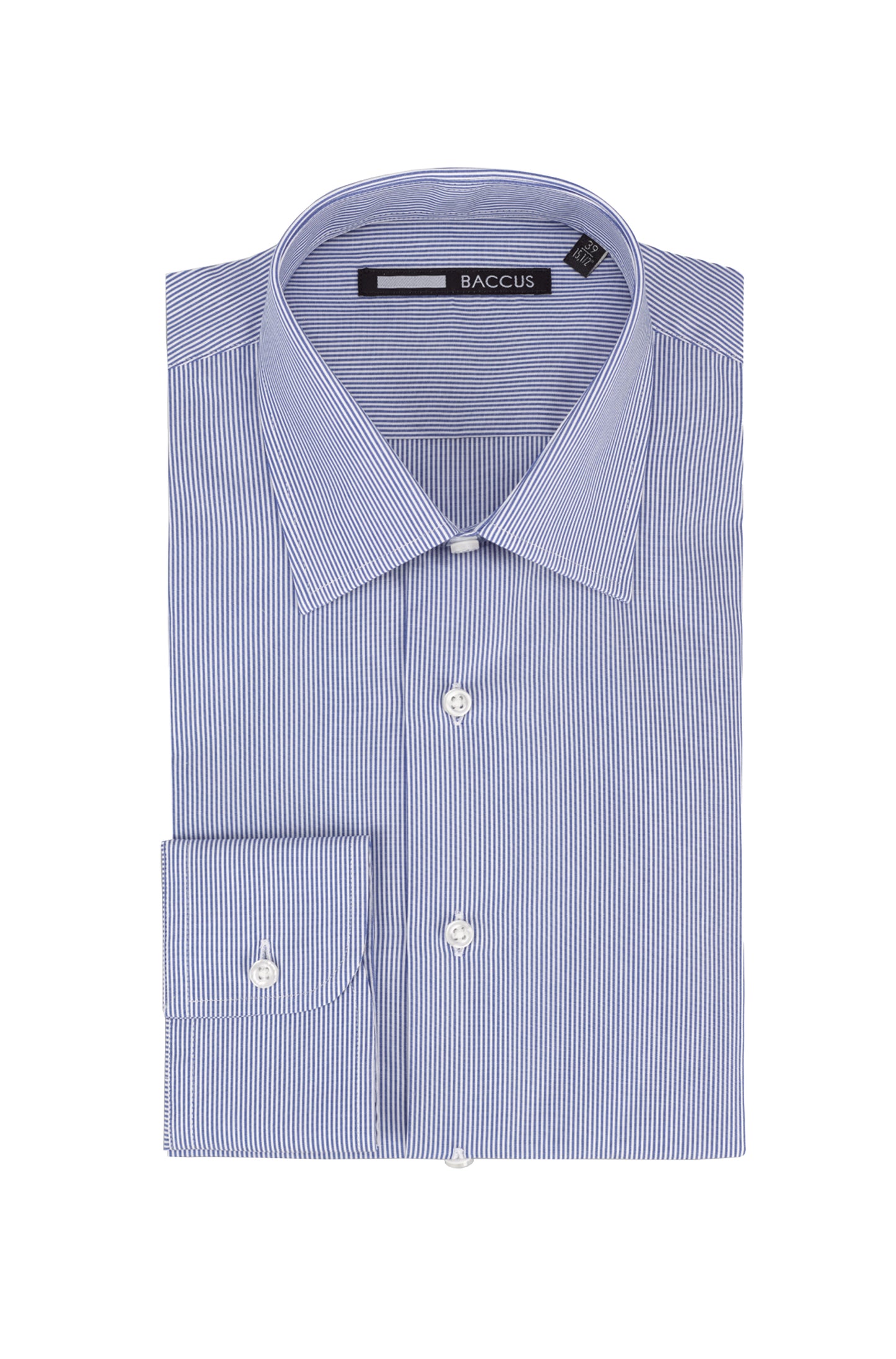 Camisa de homem com risca - Azul