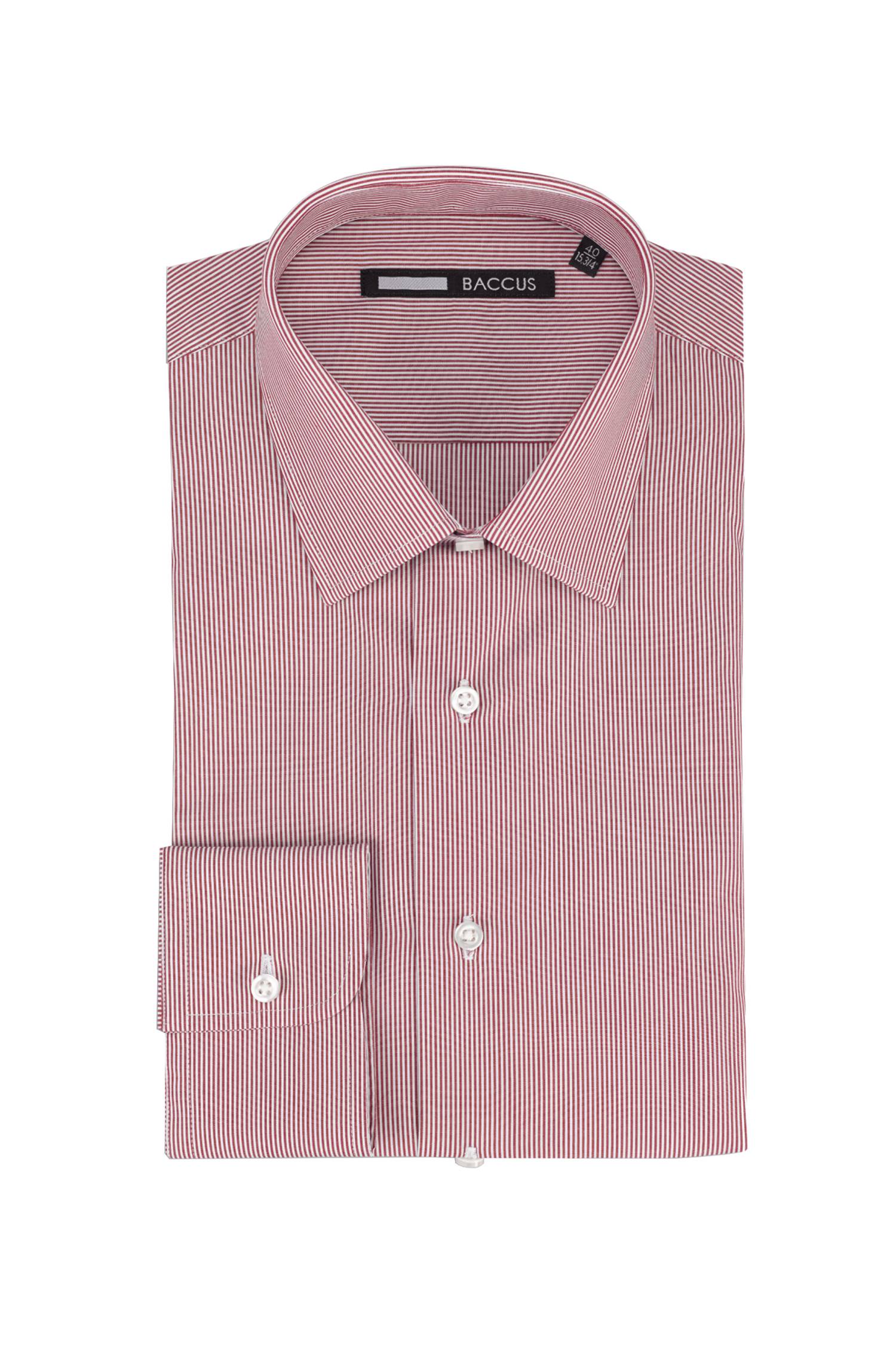 Men's striped shirt - Bordeaux