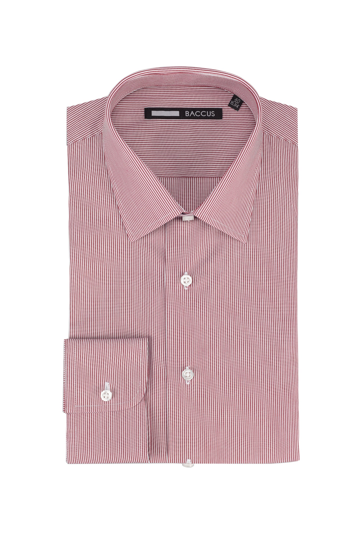 Men's striped shirt - Bordeaux