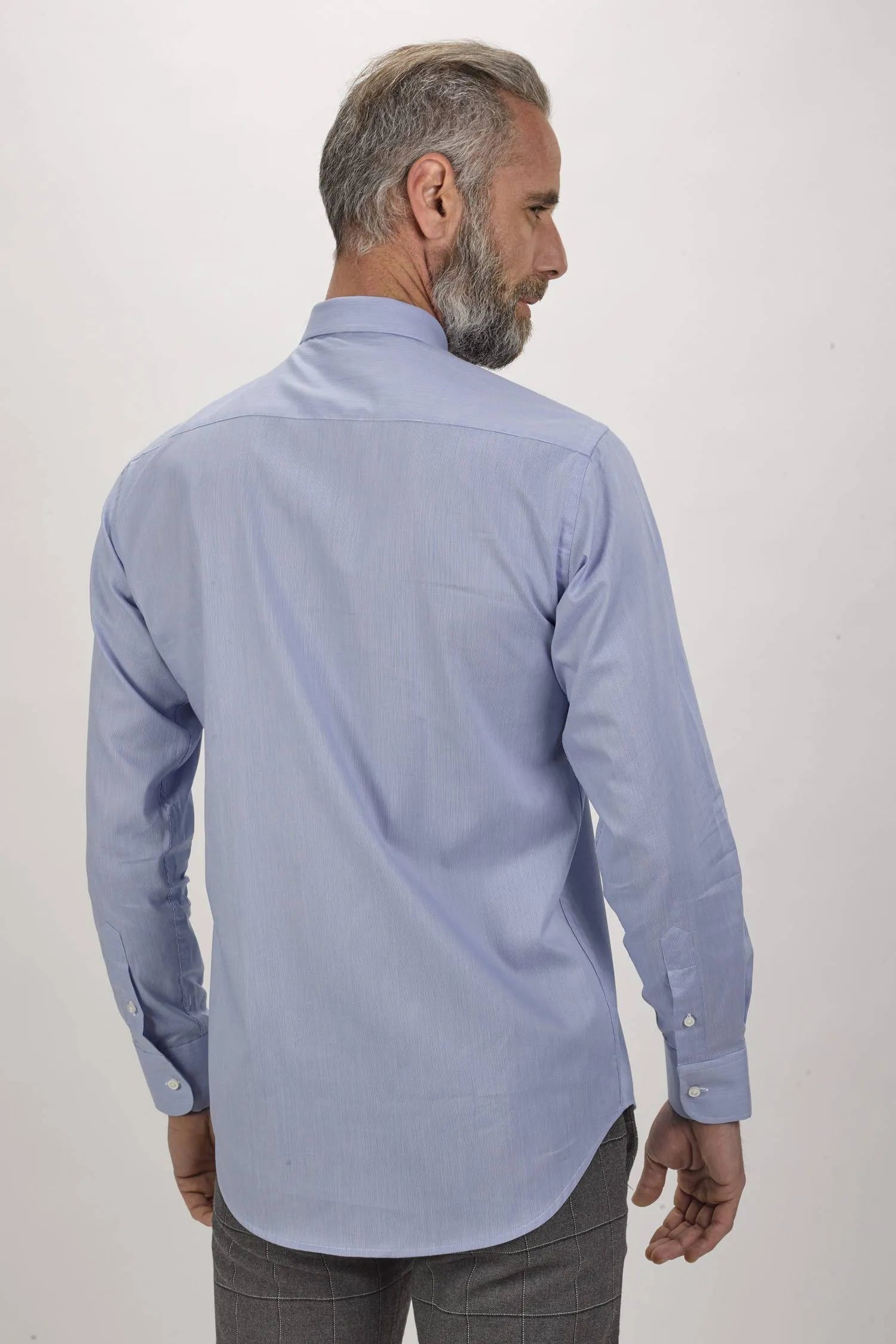 Men's striped shirt - Blue