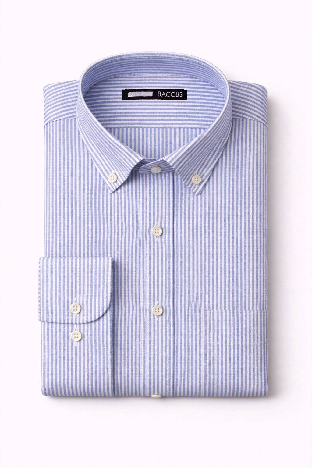 Camisa com risca - Azul