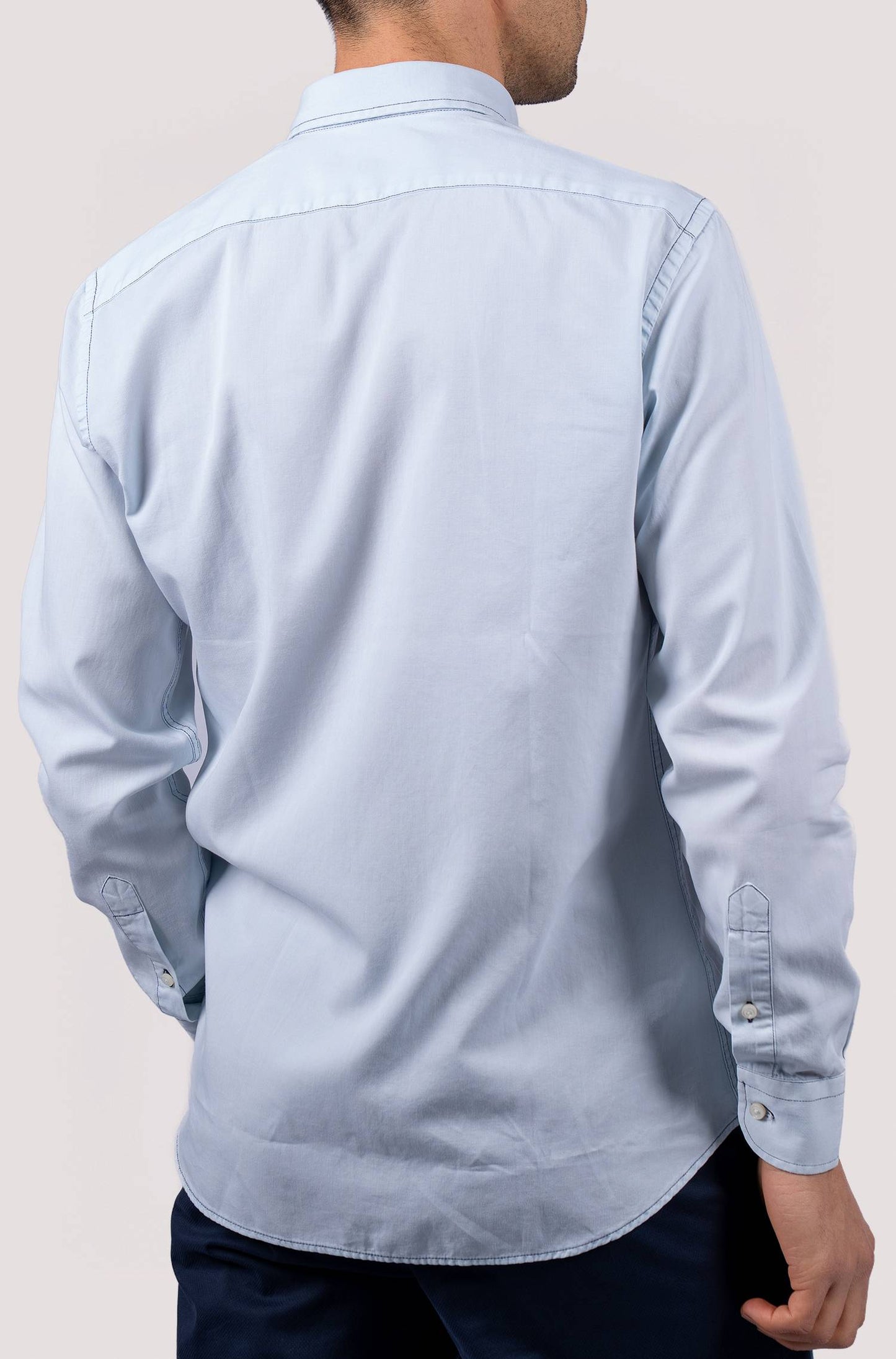 Camisas de ganga - Azul