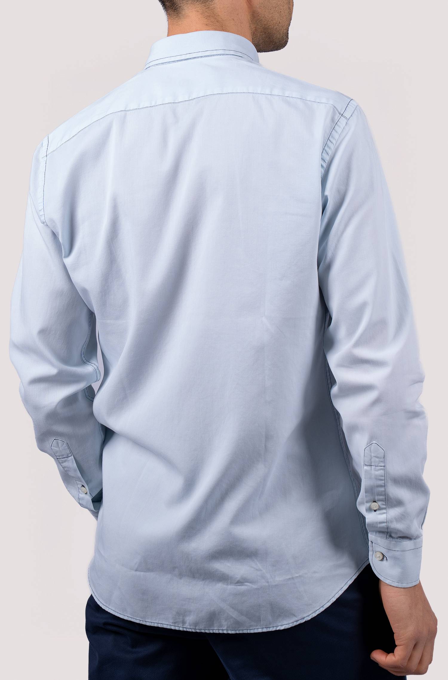 Camisas de ganga - Azul