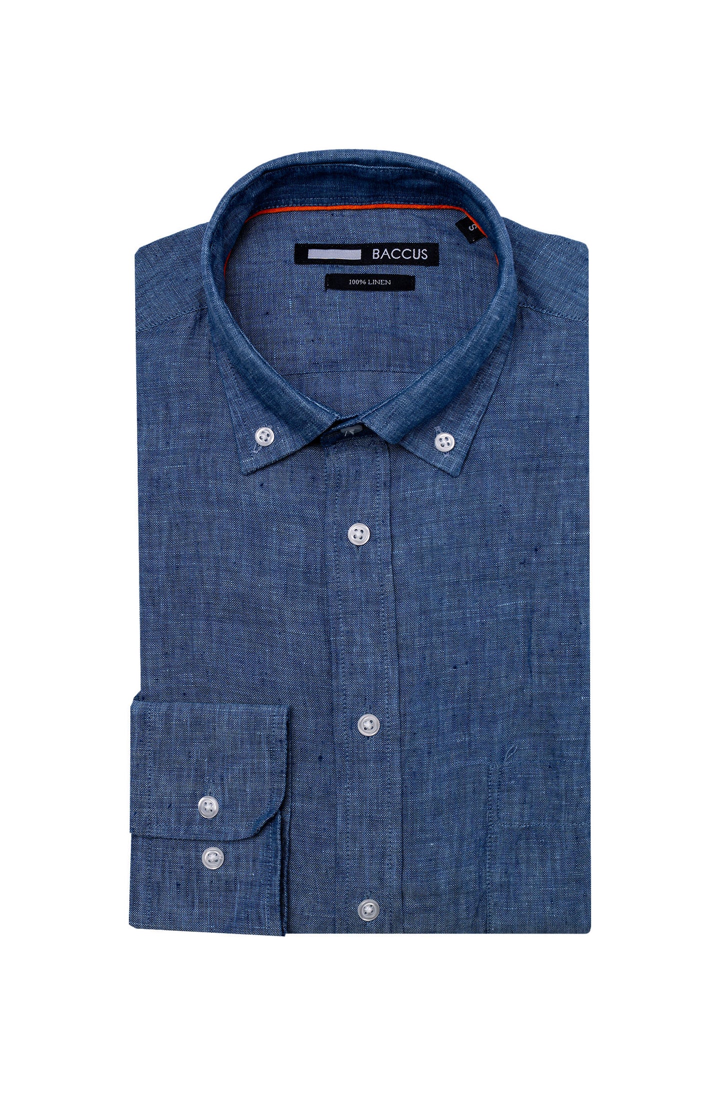 Camisa lisa para homem - Azul