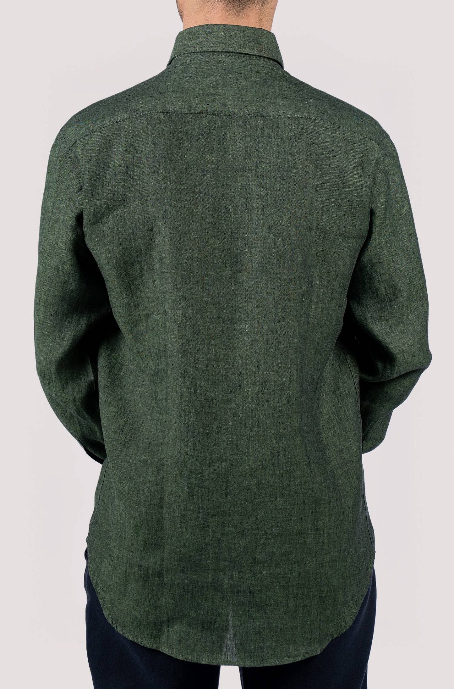 Camisa lisa para homem - Verde