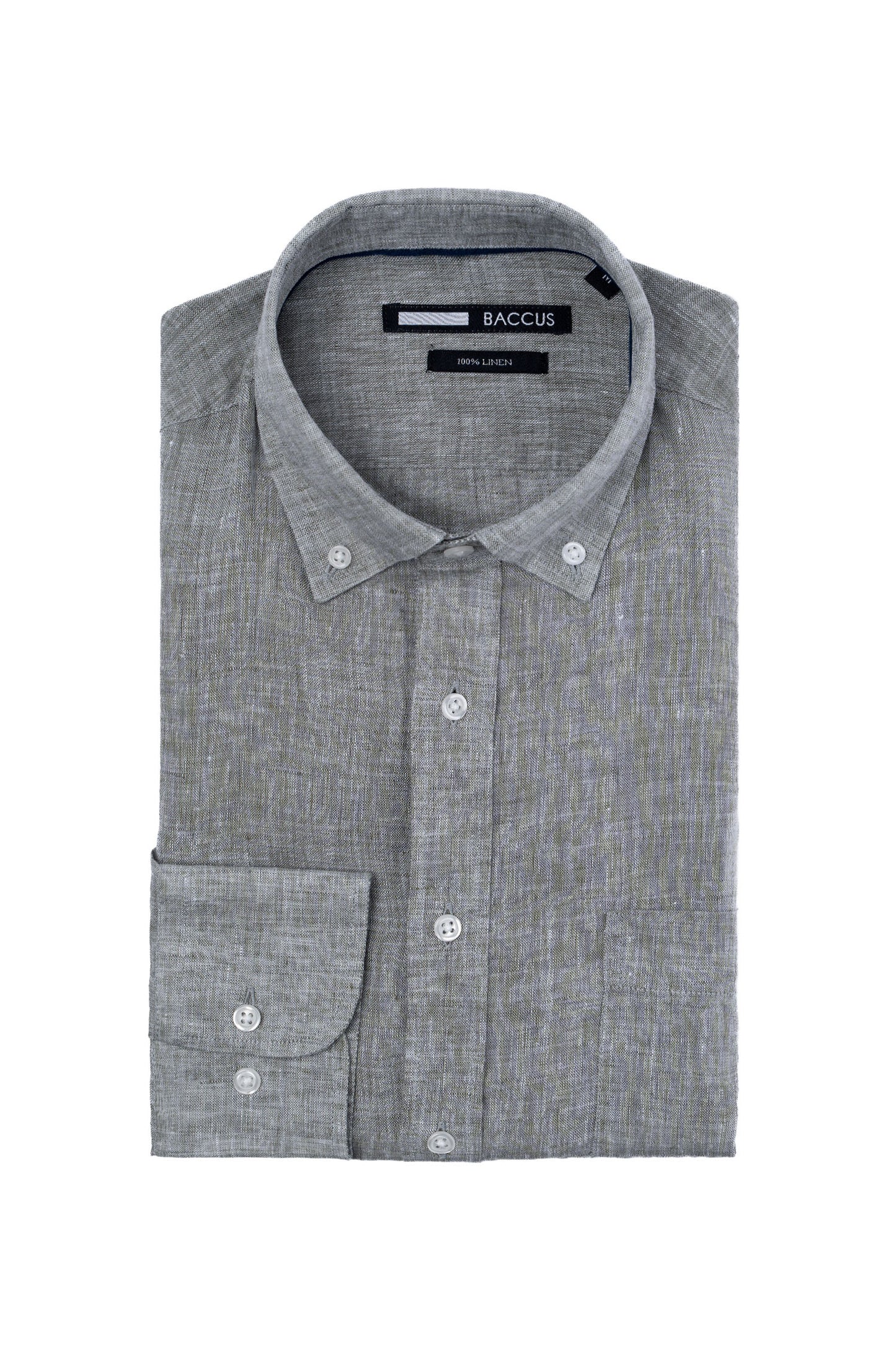 Camisa lisa para homem - Verde