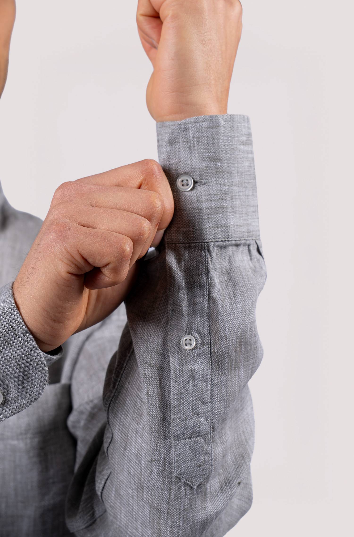 Camisa lisa para homem - Verde