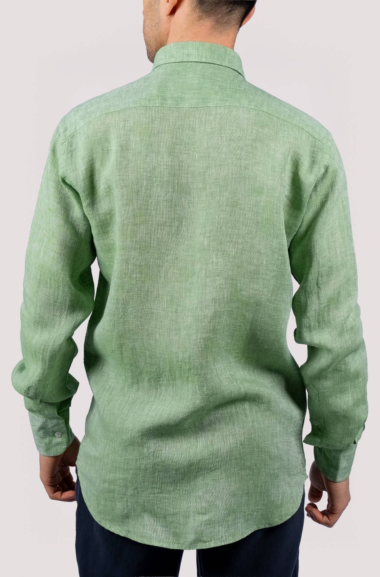 Camisa lisa para homem - Verde