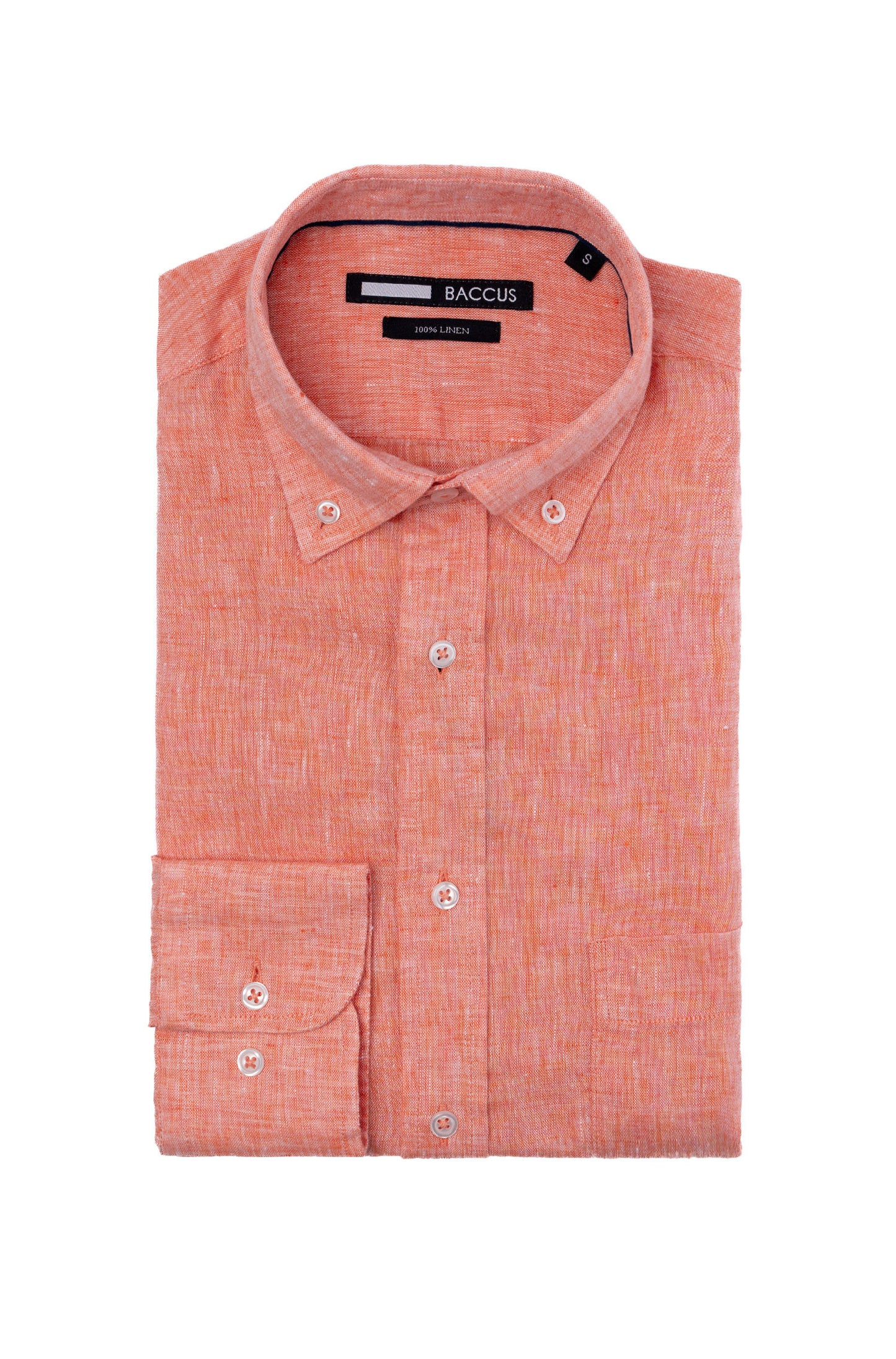 Camisa lisa para homem - Laranja