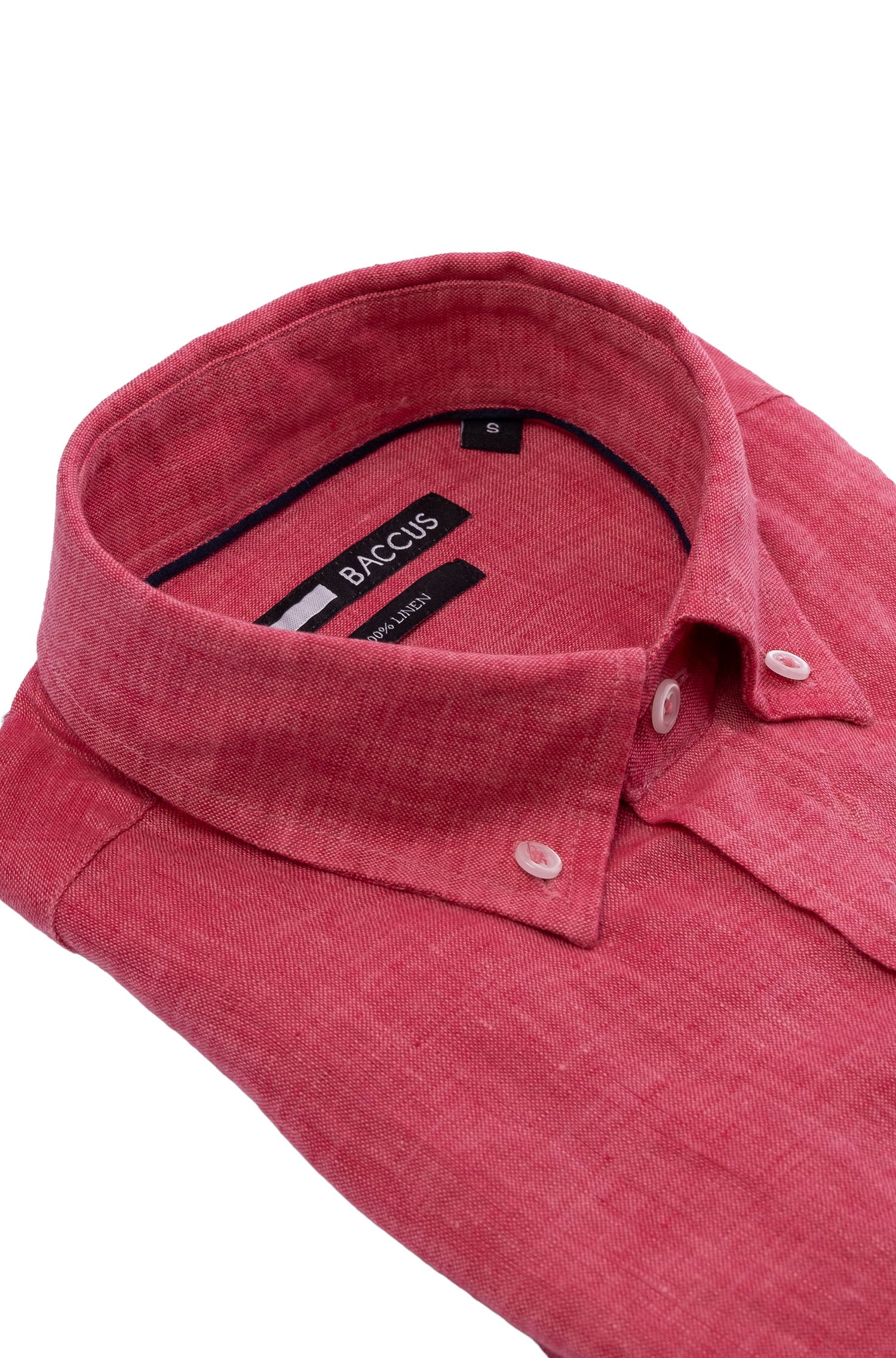 Camisa lisa para homem - Vermelho