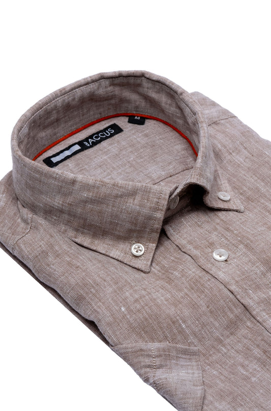 Short sleeve shirt - Brown