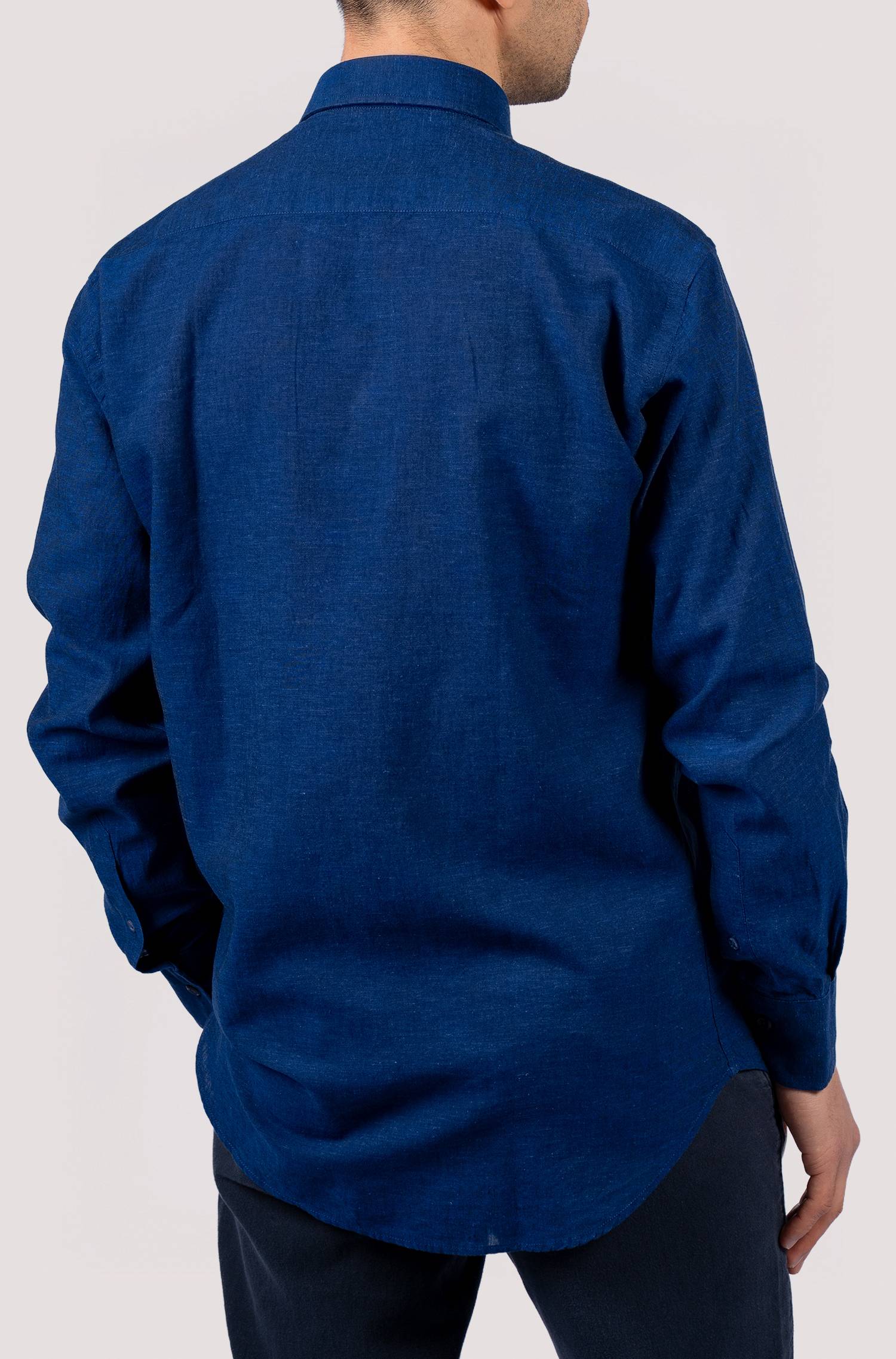 Men's Plain Shirt - Navy Blue