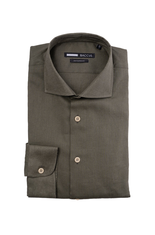 Plain shirt for men - Green