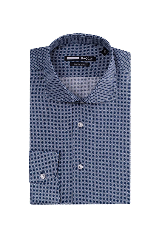 Camisa Fit Contemporary - Azul