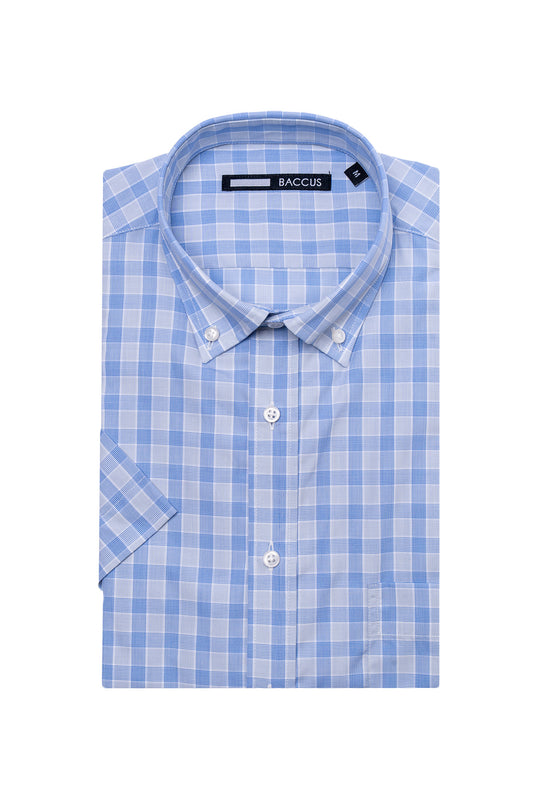 Camisa manga curta - Azul