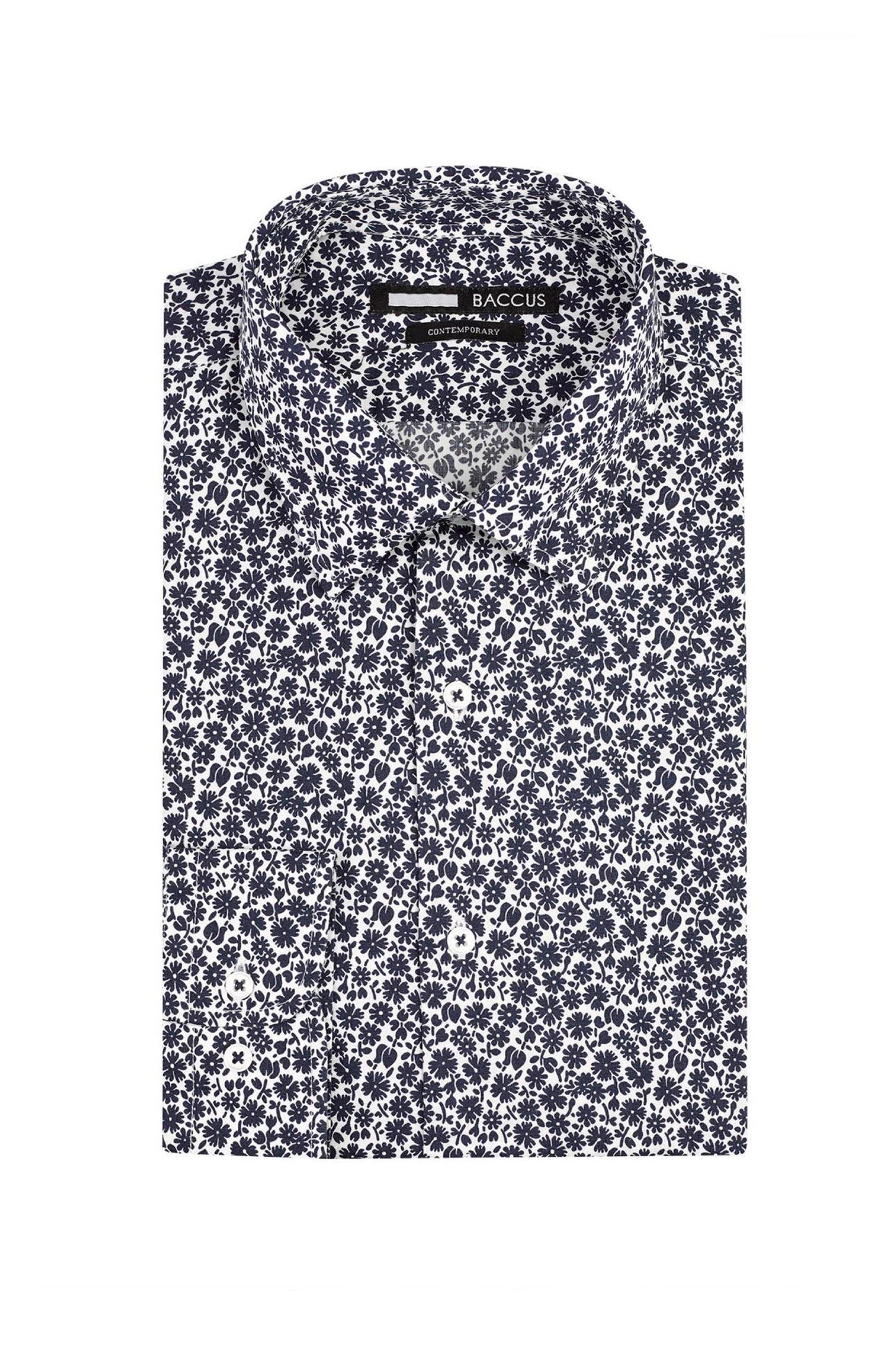 Camisa Baccus estampada - Marinho