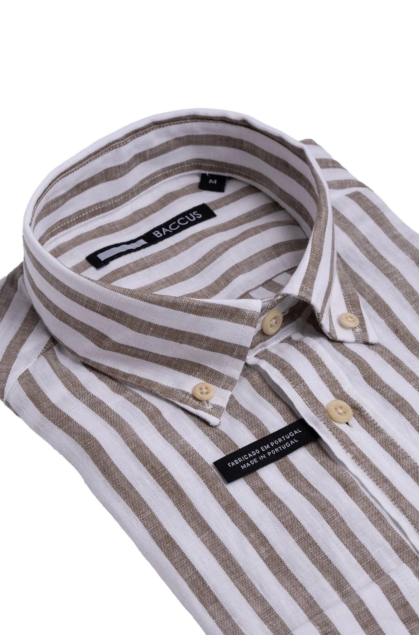 Camisa de linho e algodão - Bege