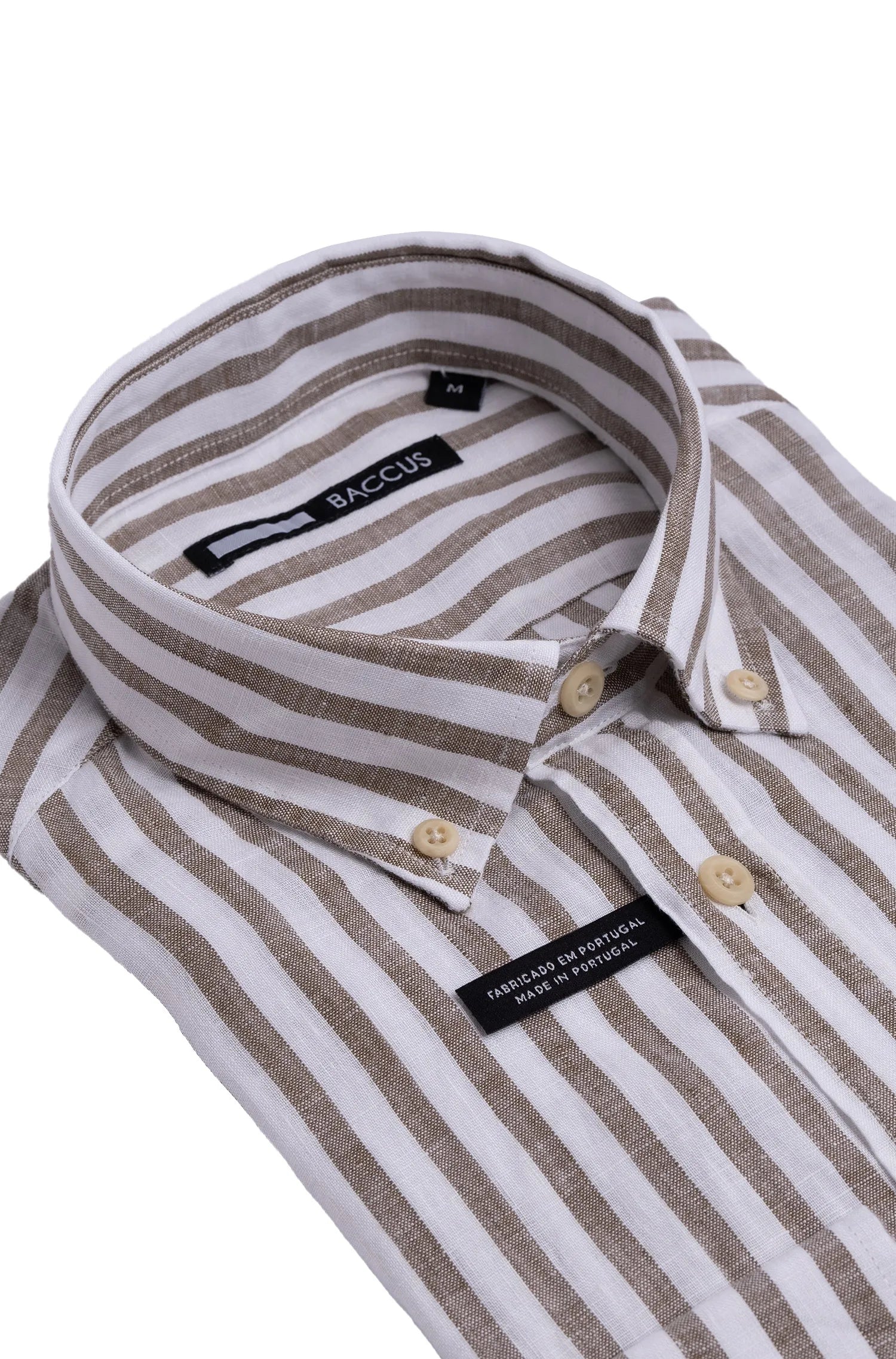 Camisa de linho e algodão - Bege
