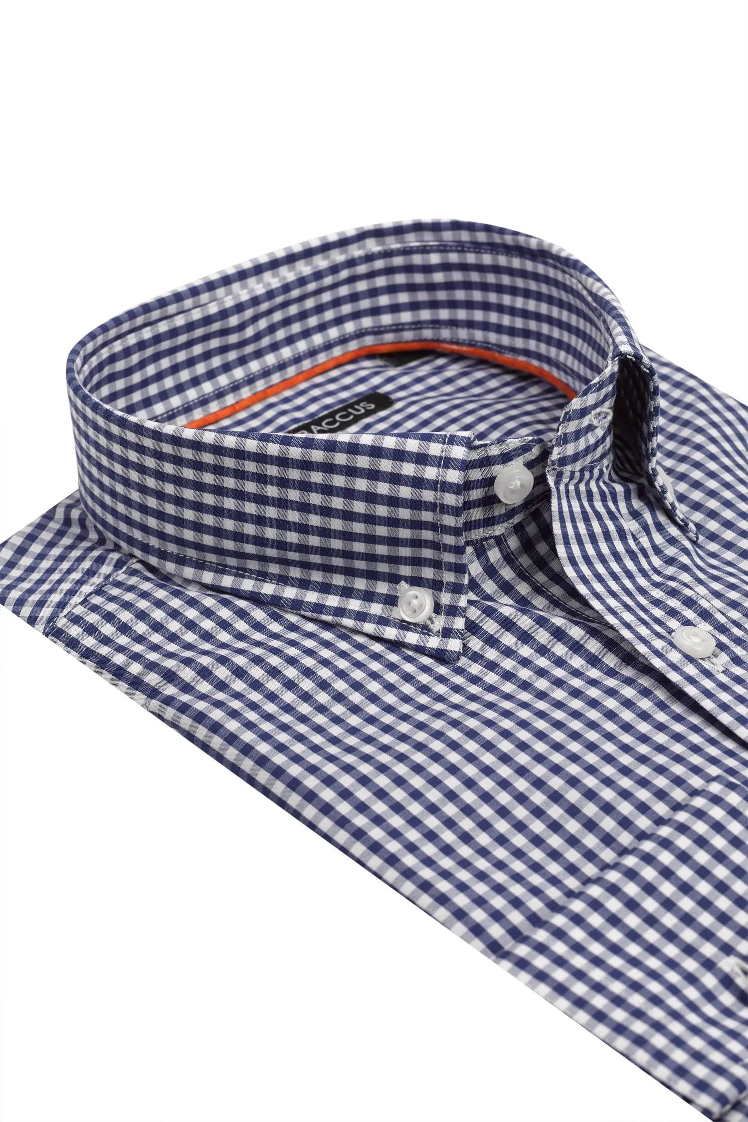 Camisa padrão quadrados - Azul